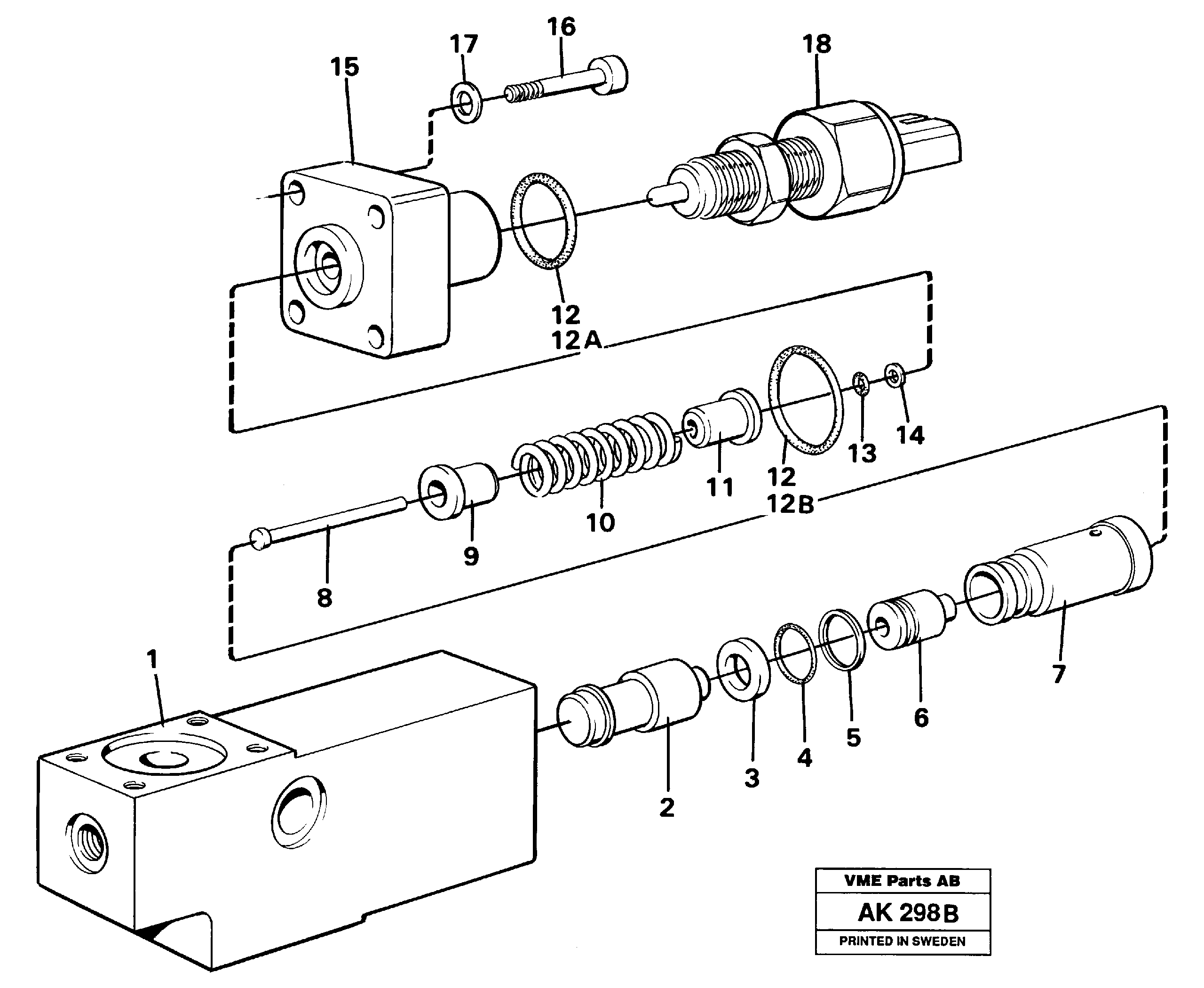Корпус клапана VOE11014459 VOLVO