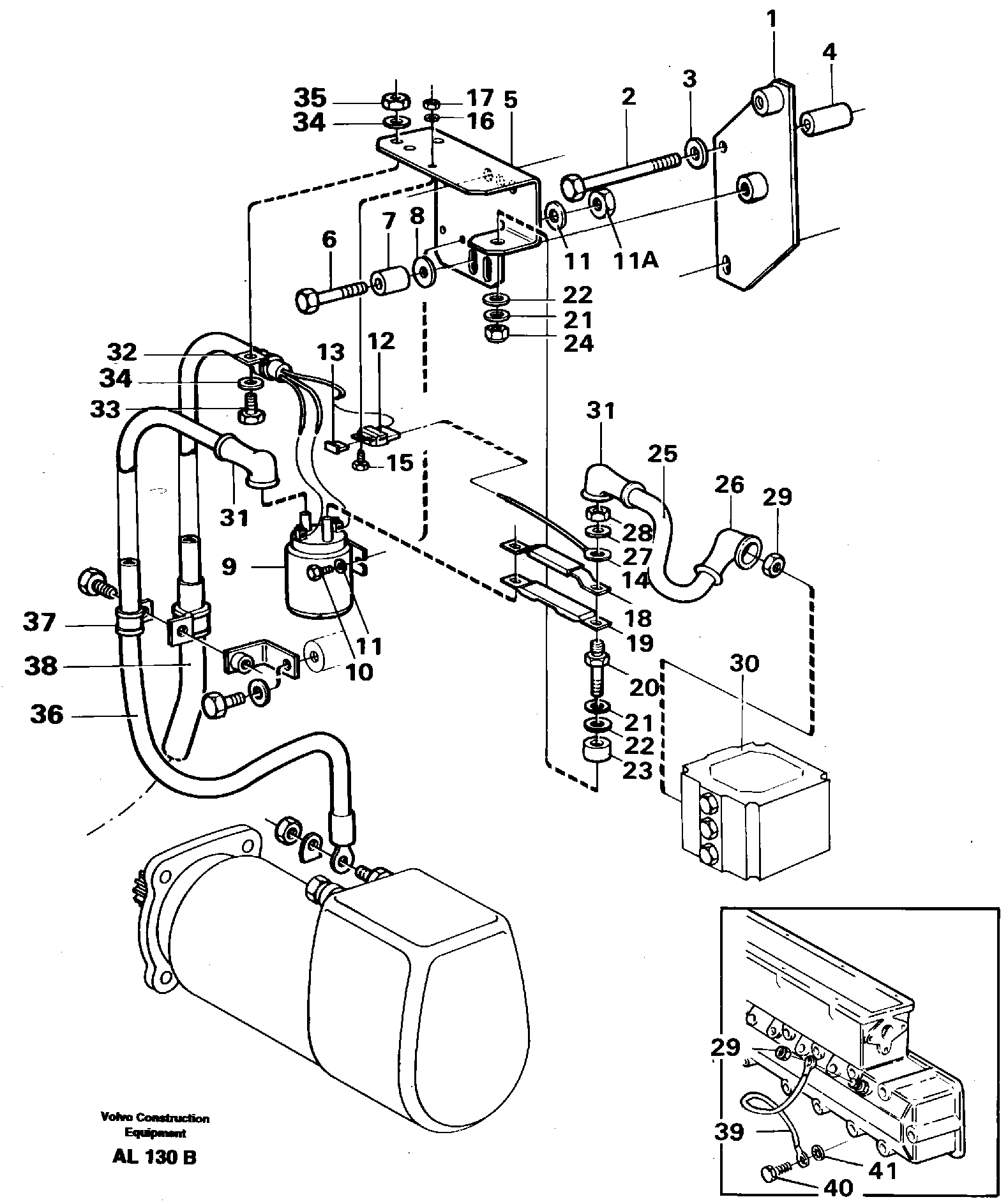 Radio Support VOE11019255 VOLVO
