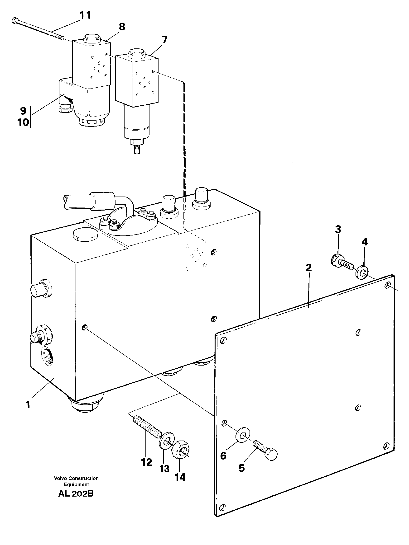 Heater Housing VOE11090733 VOLVO
