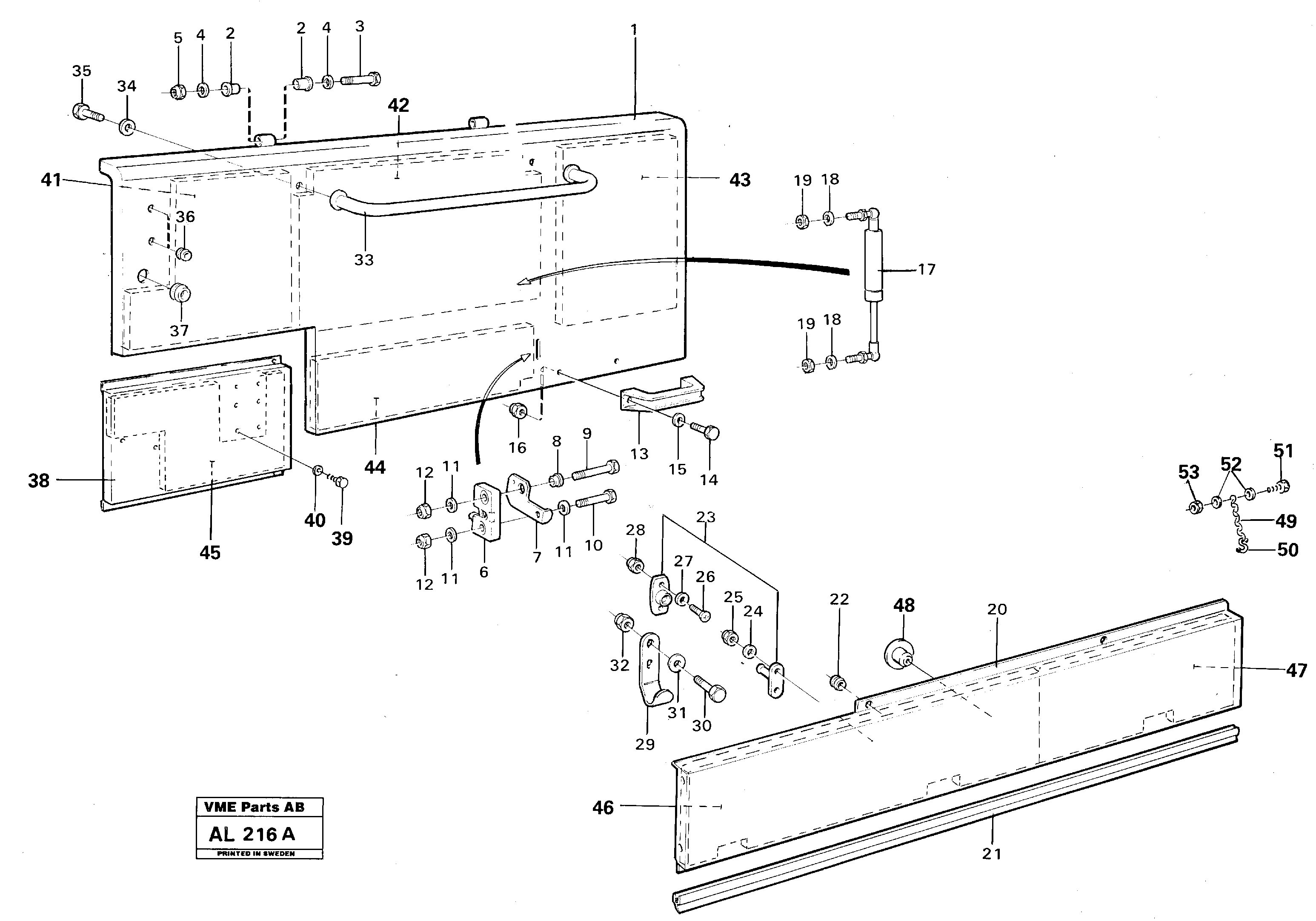 Terminal casing VOE11091680 VOLVO