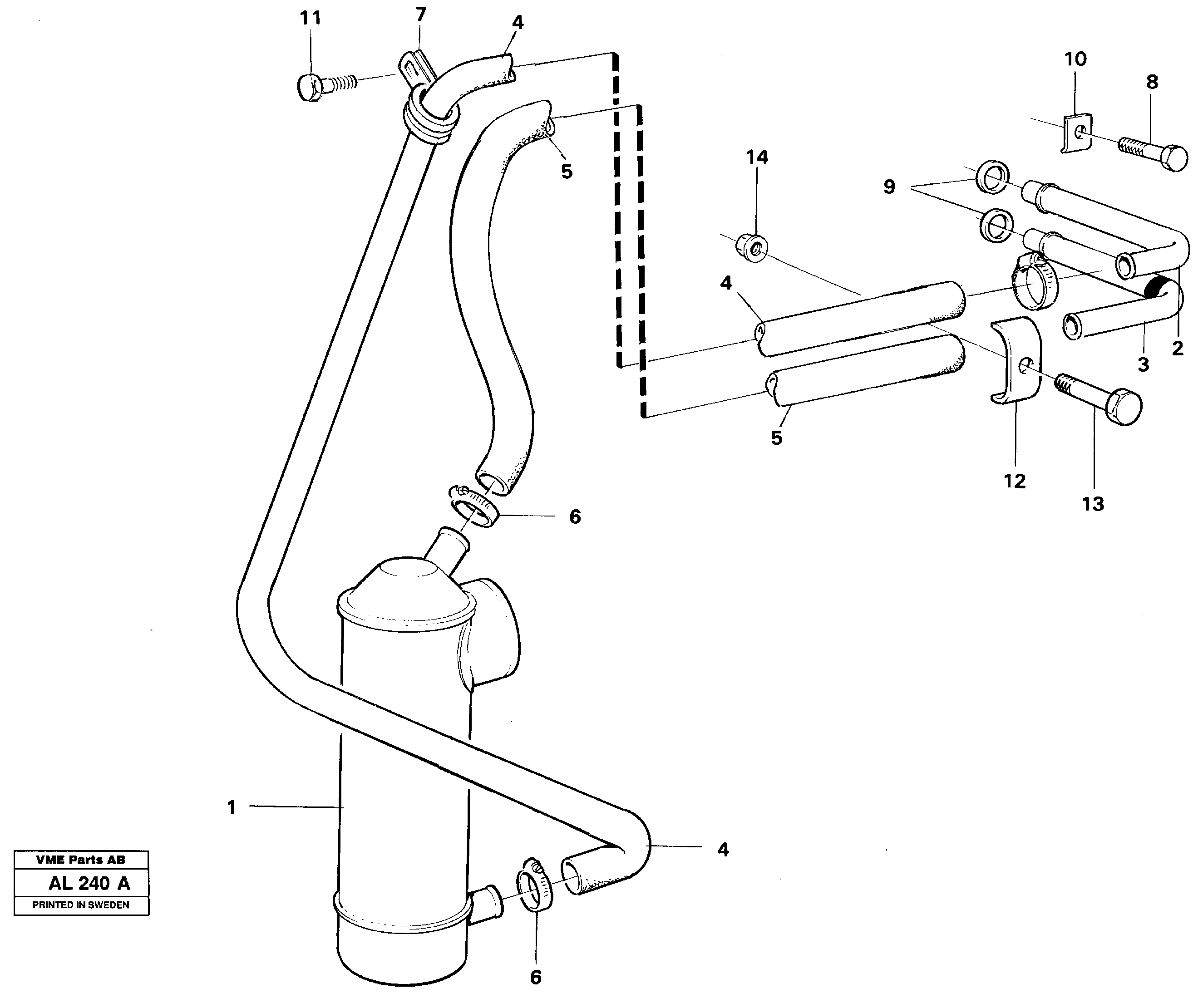 Bracket VOE425360 VOLVO