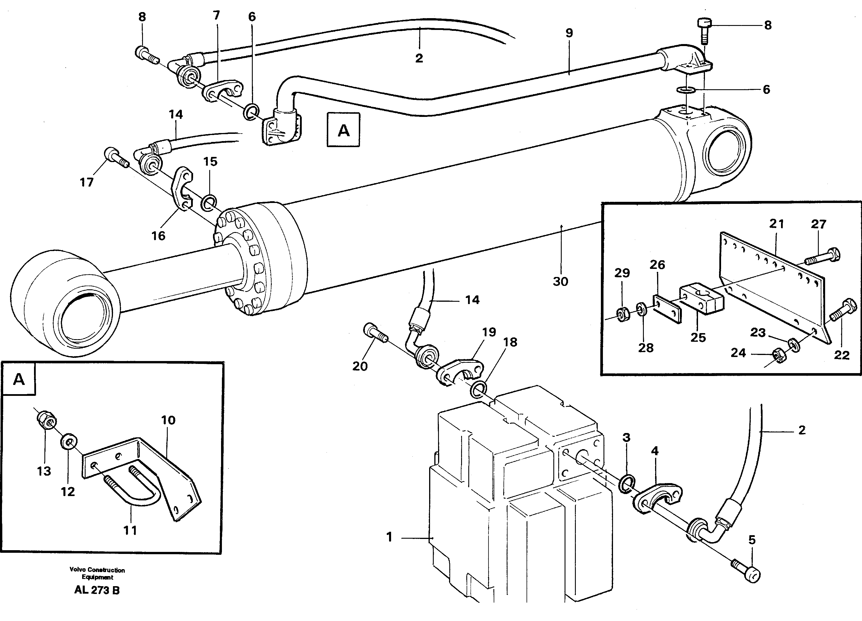 Heating Pipe VOE11091210 VOLVO