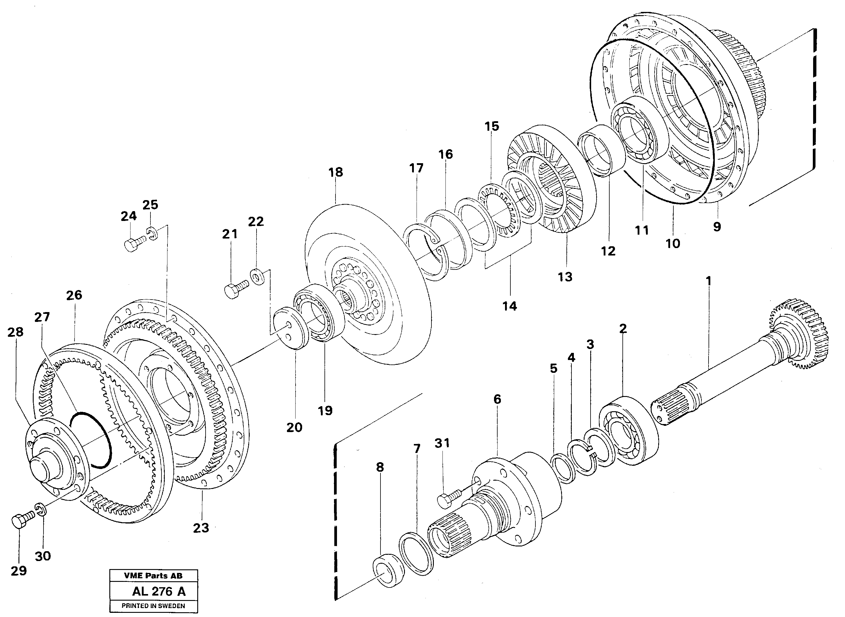For upper engine part VOE11997102 VOLVO