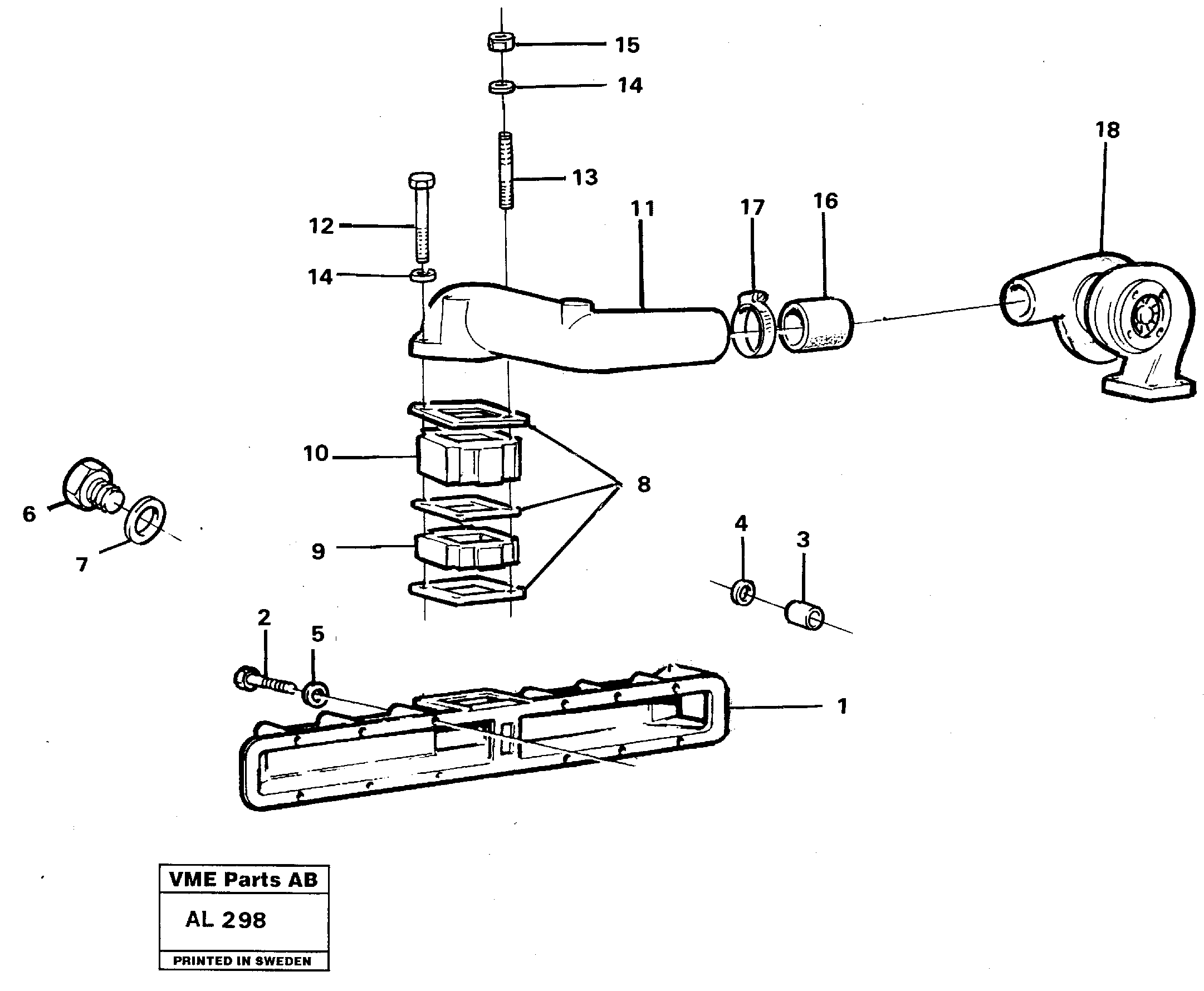 Hose VOE847385 VOLVO