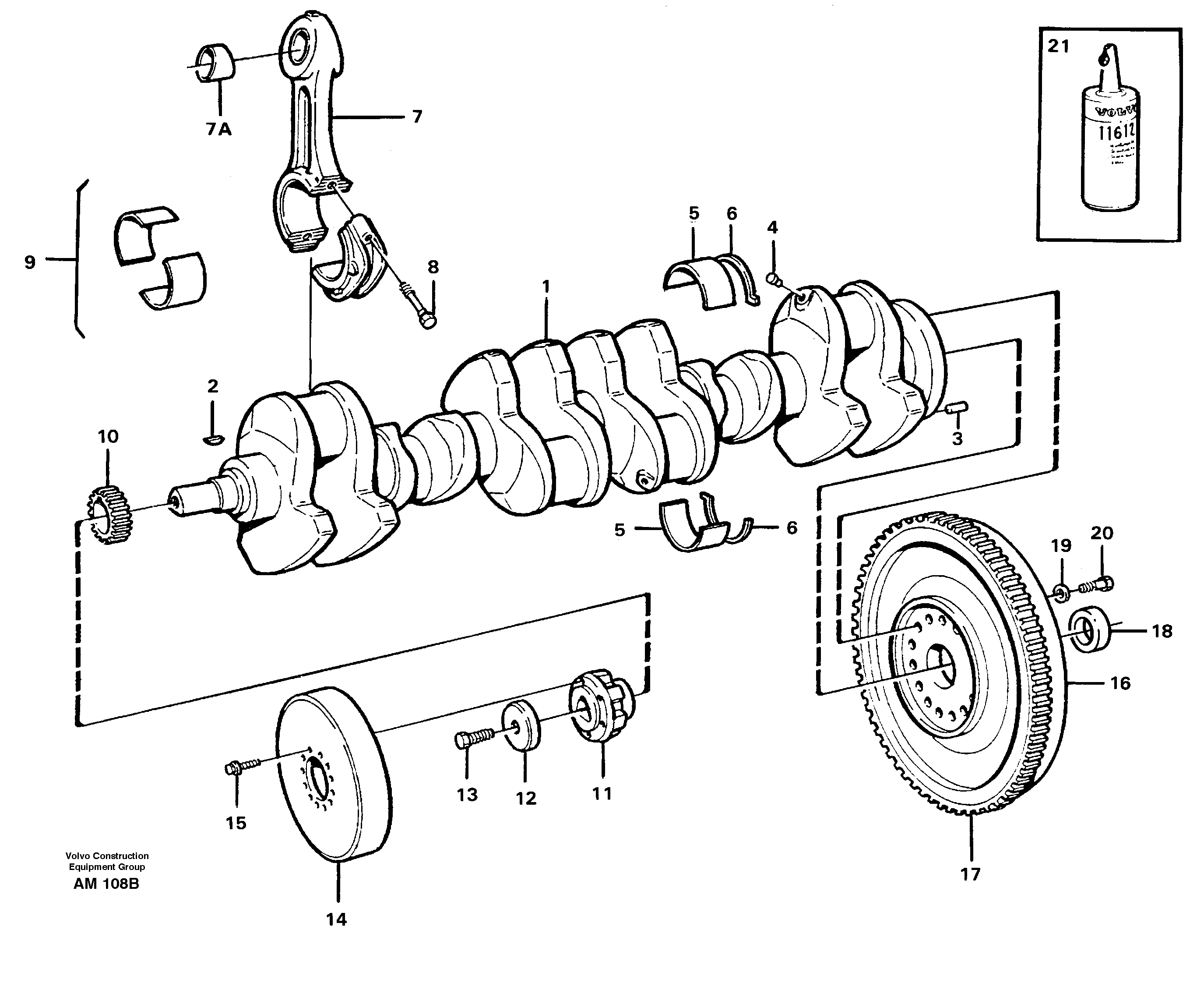 Piston Bearing VOE270797 VOLVO