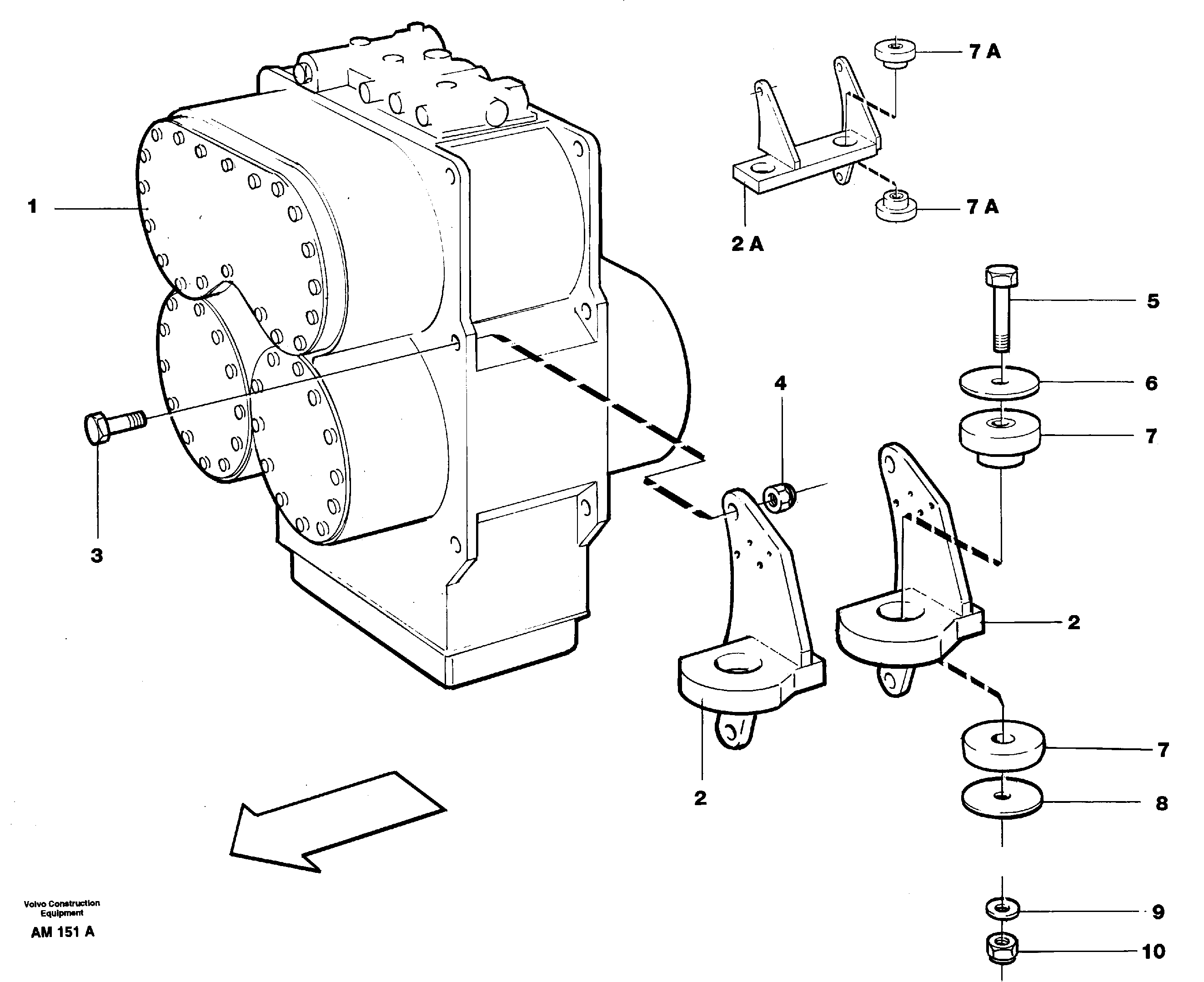 Xmsn Mounting VOE11079574 VOLVO
