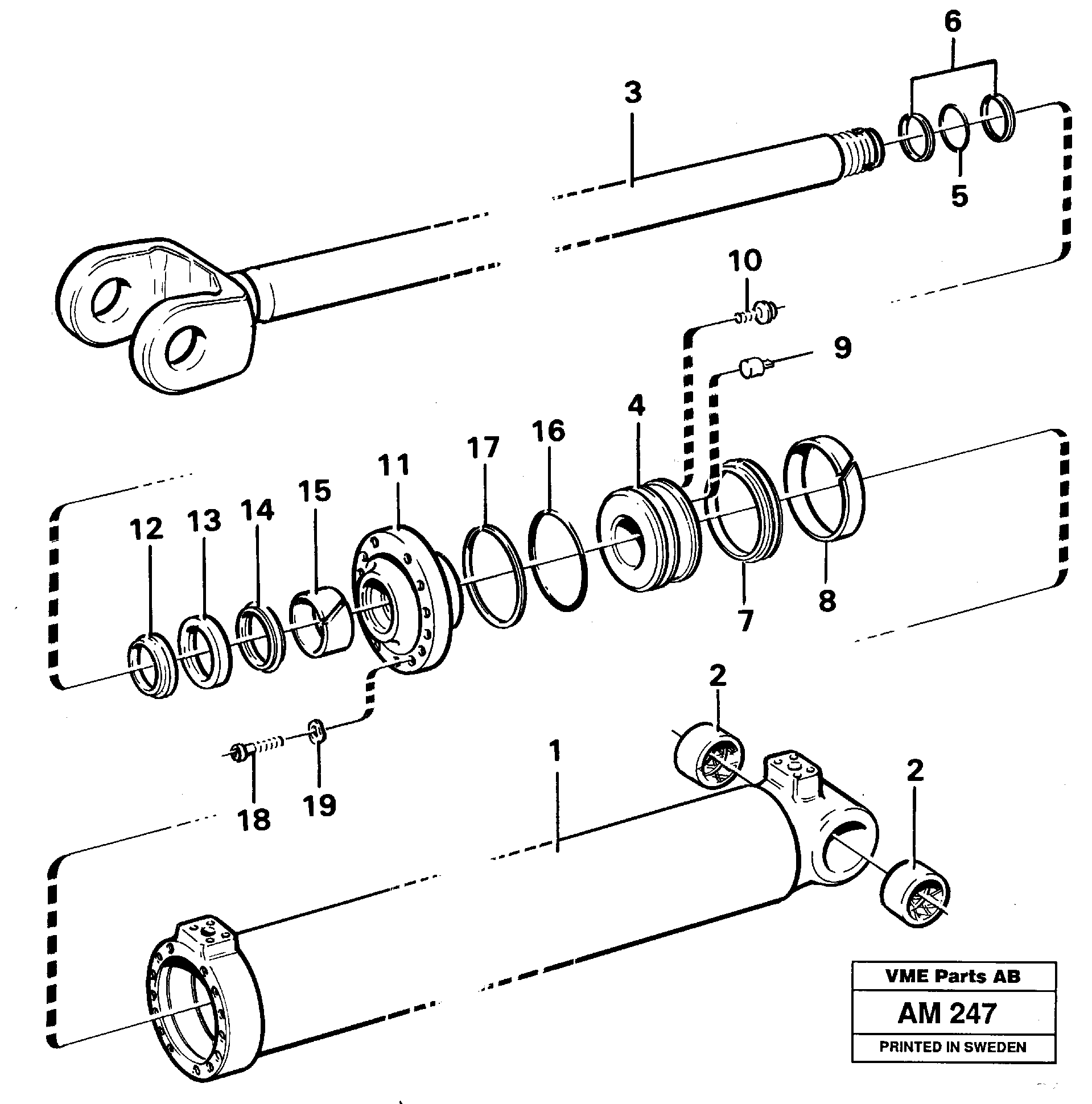 Rubber Clamp VOE11088624 VOLVO