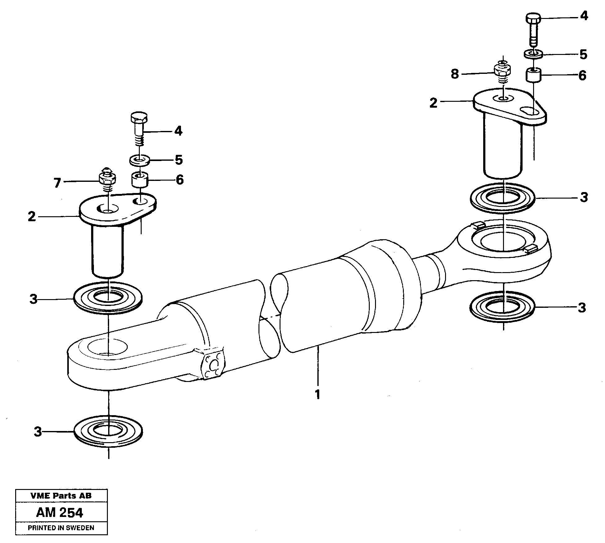Bearing Spindle VOE11141166 VOLVO