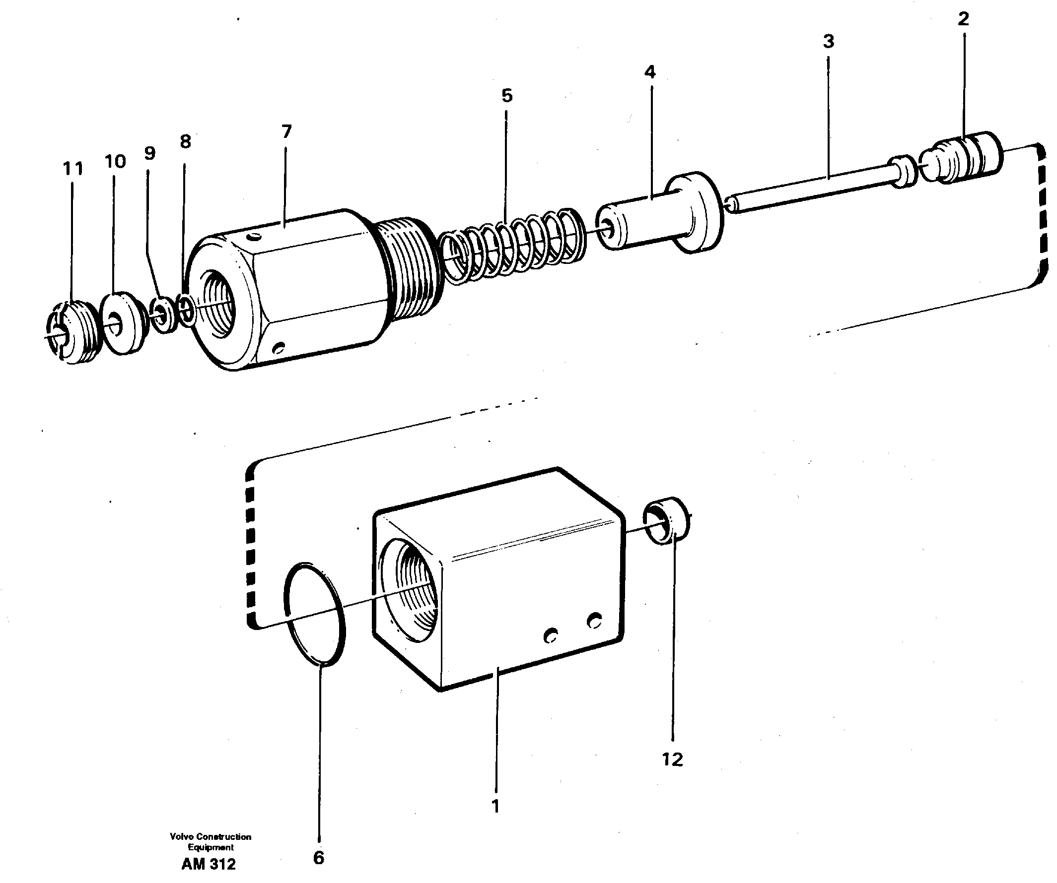 Корпус клапана VOE11008592 VOLVO