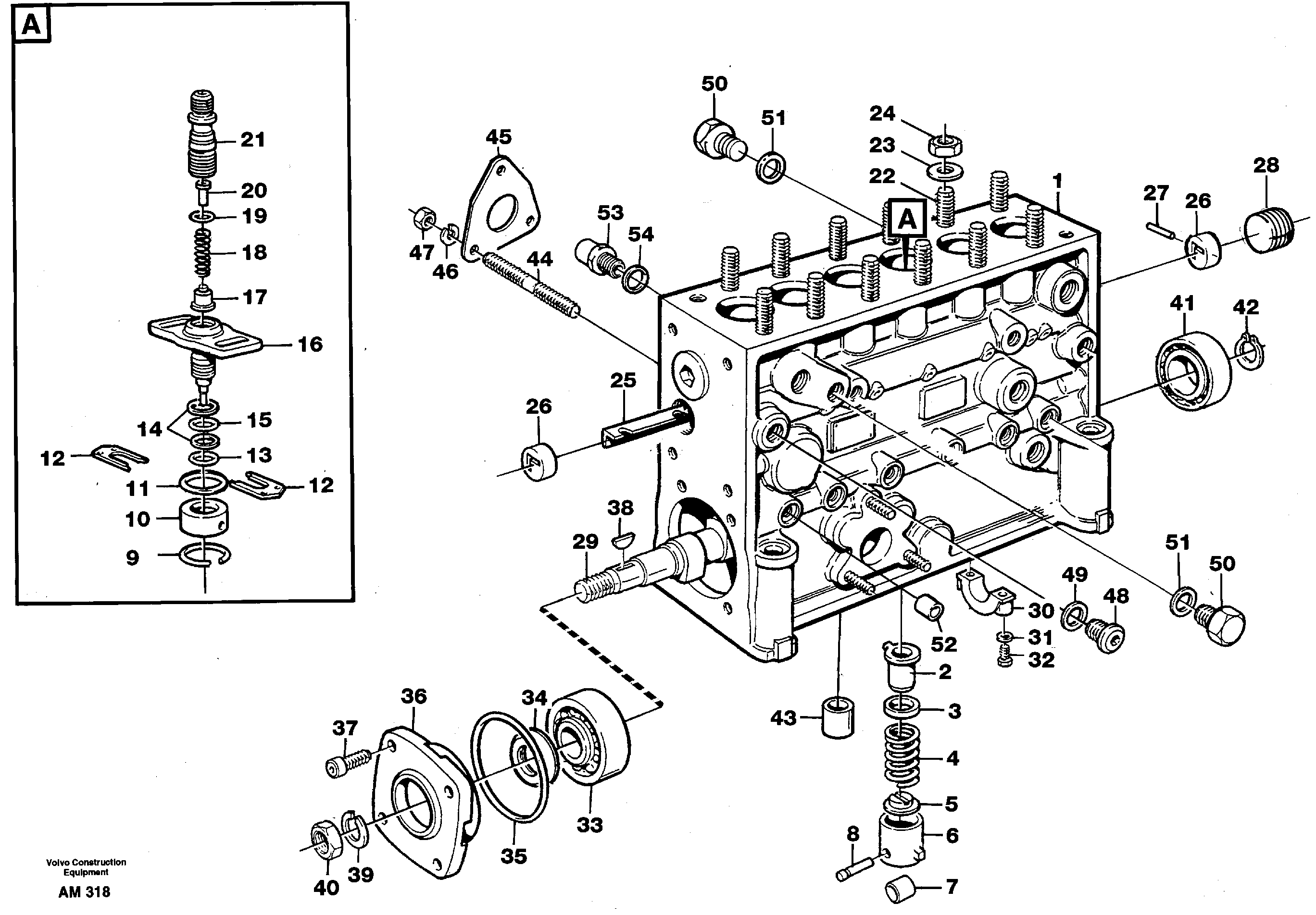 Bearing VOE1699552 VOLVO