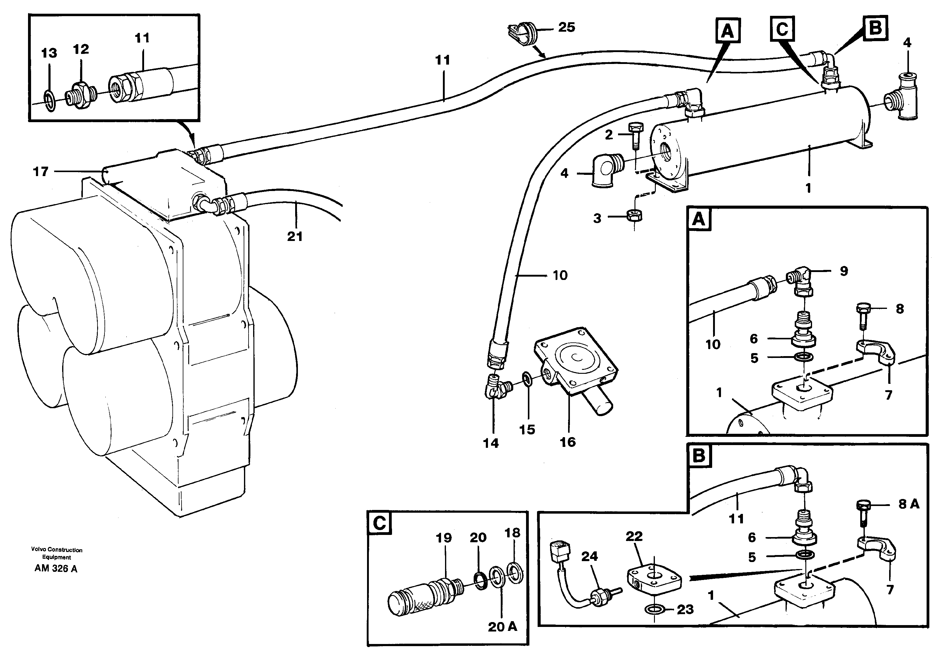 Bulkhead VOE11046031 VOLVO
