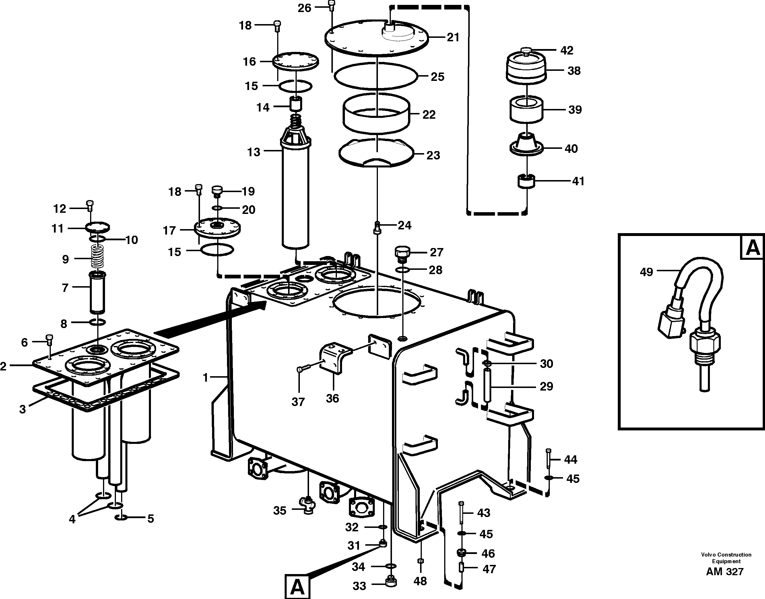 Filler Valve VOE11096801 VOLVO