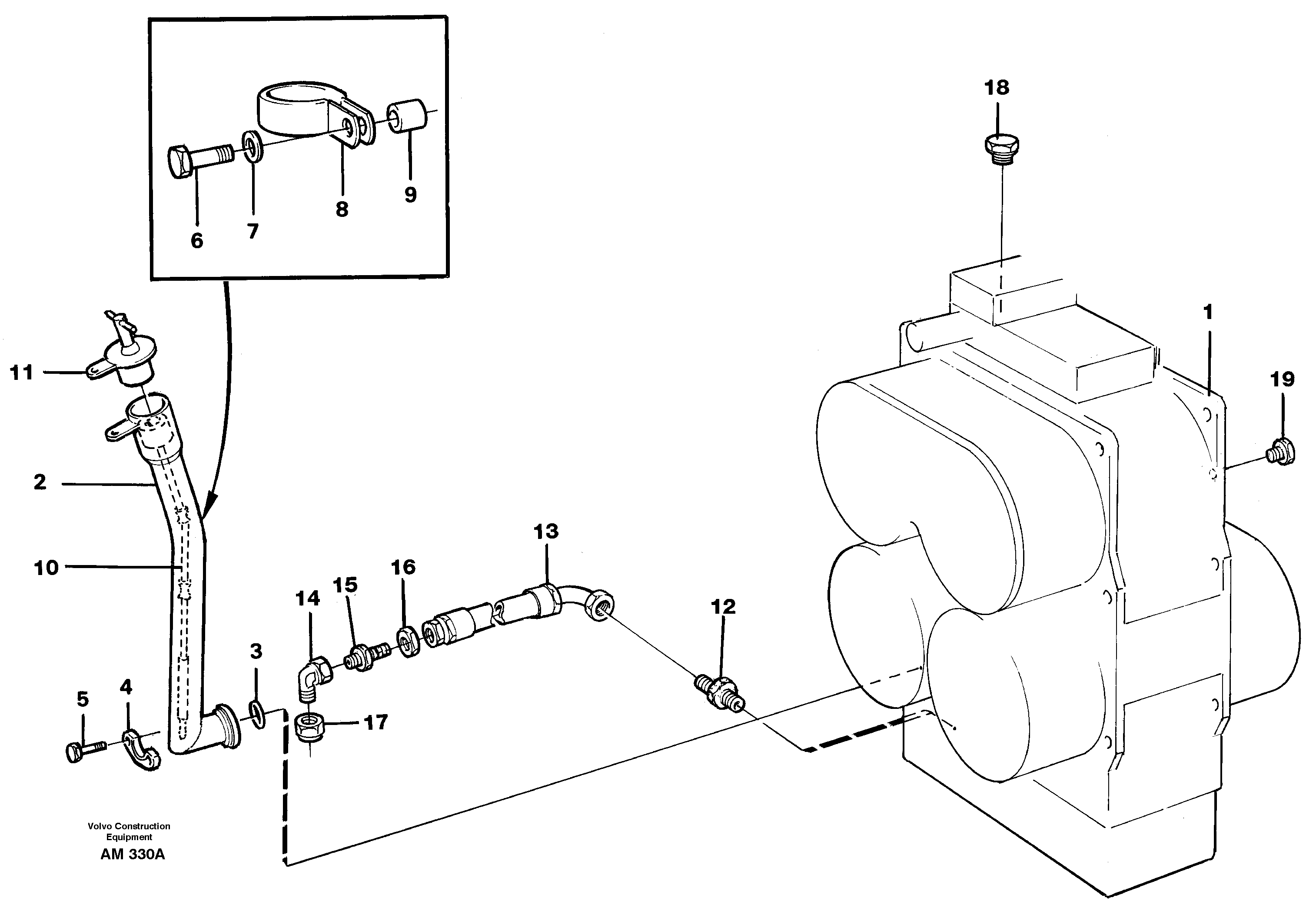 Pump VOE13803393 VOLVO