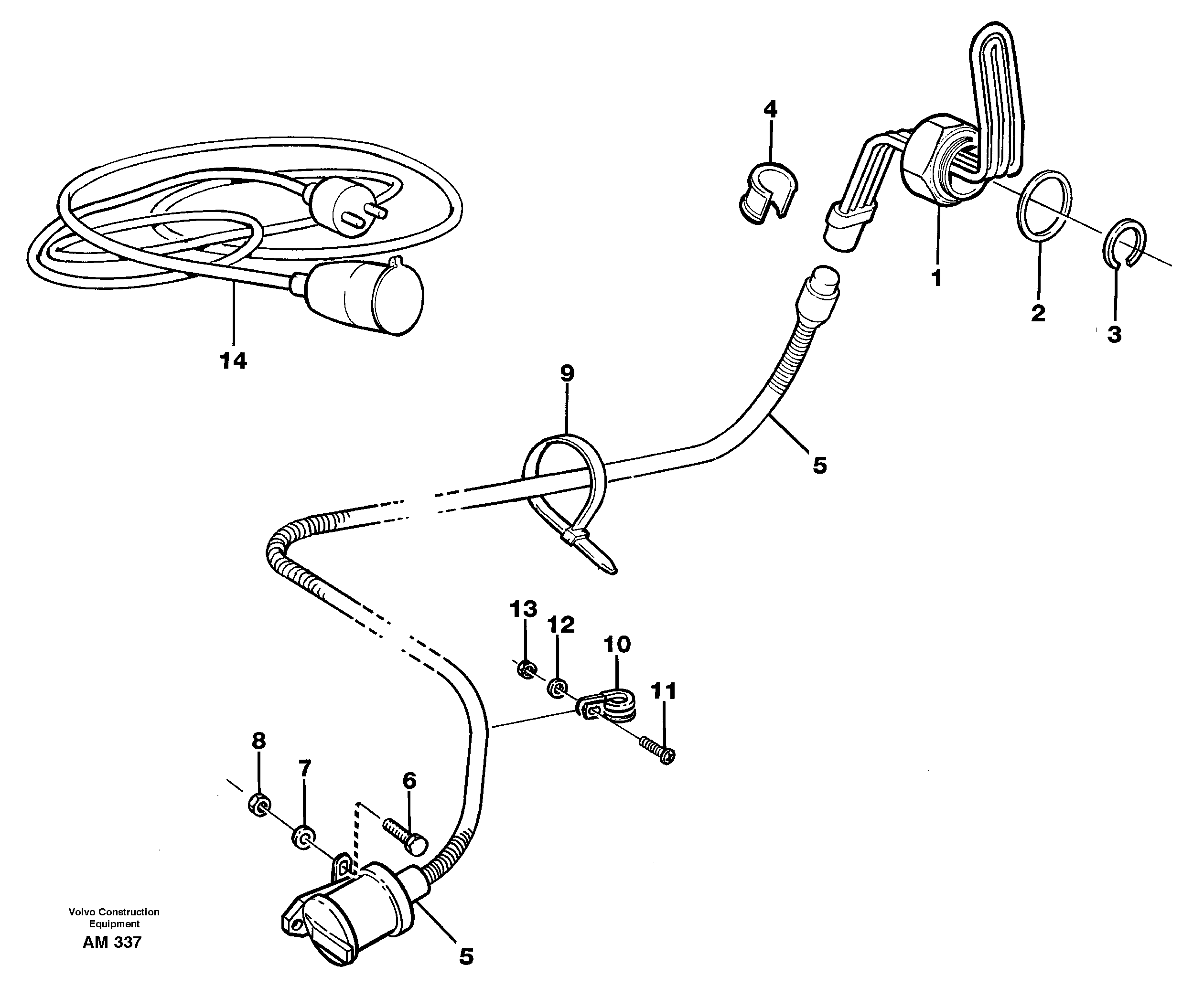 Radio Support VOE11109270 VOLVO