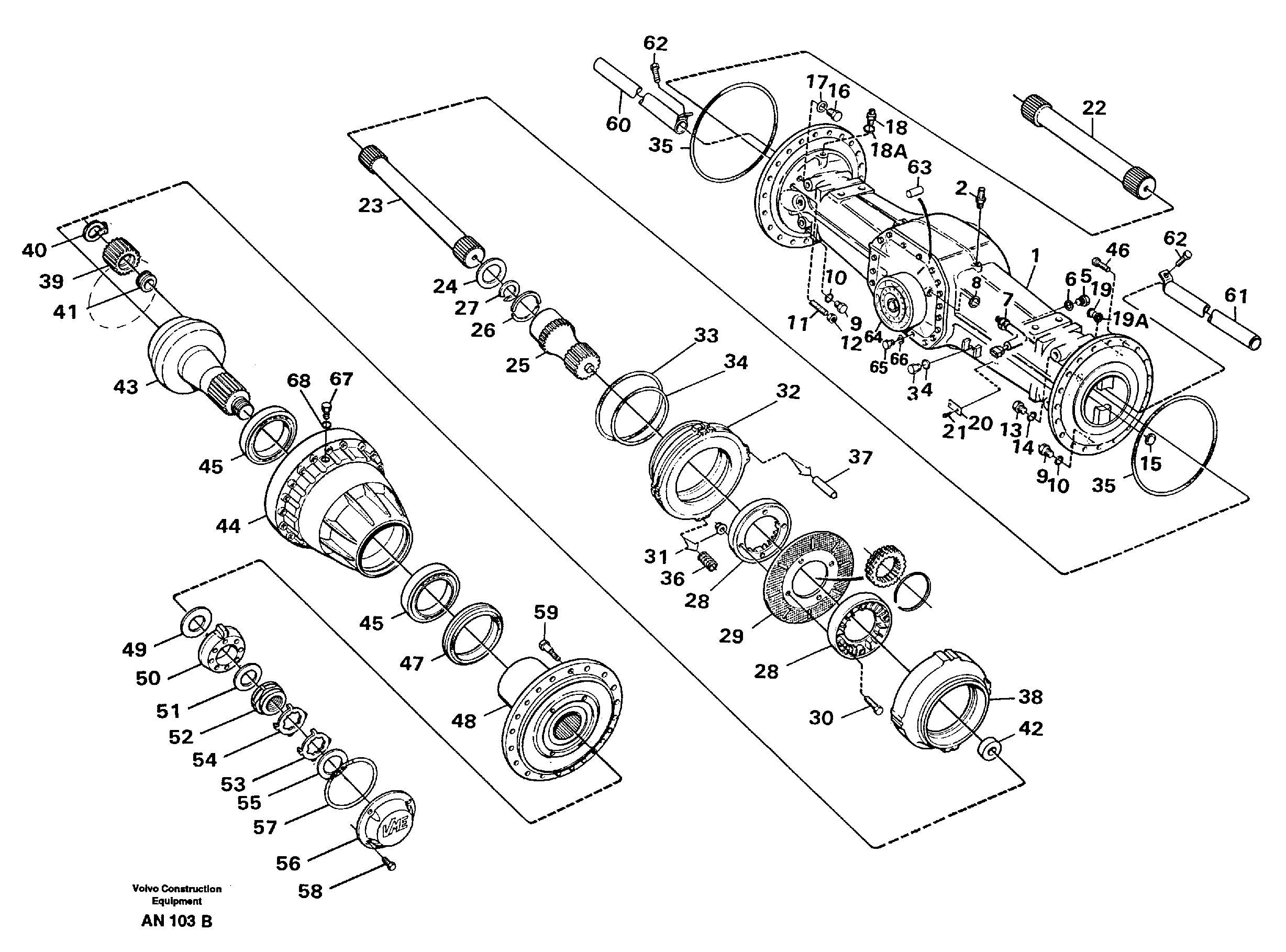 Планетарный мост VOE23822 VOLVO