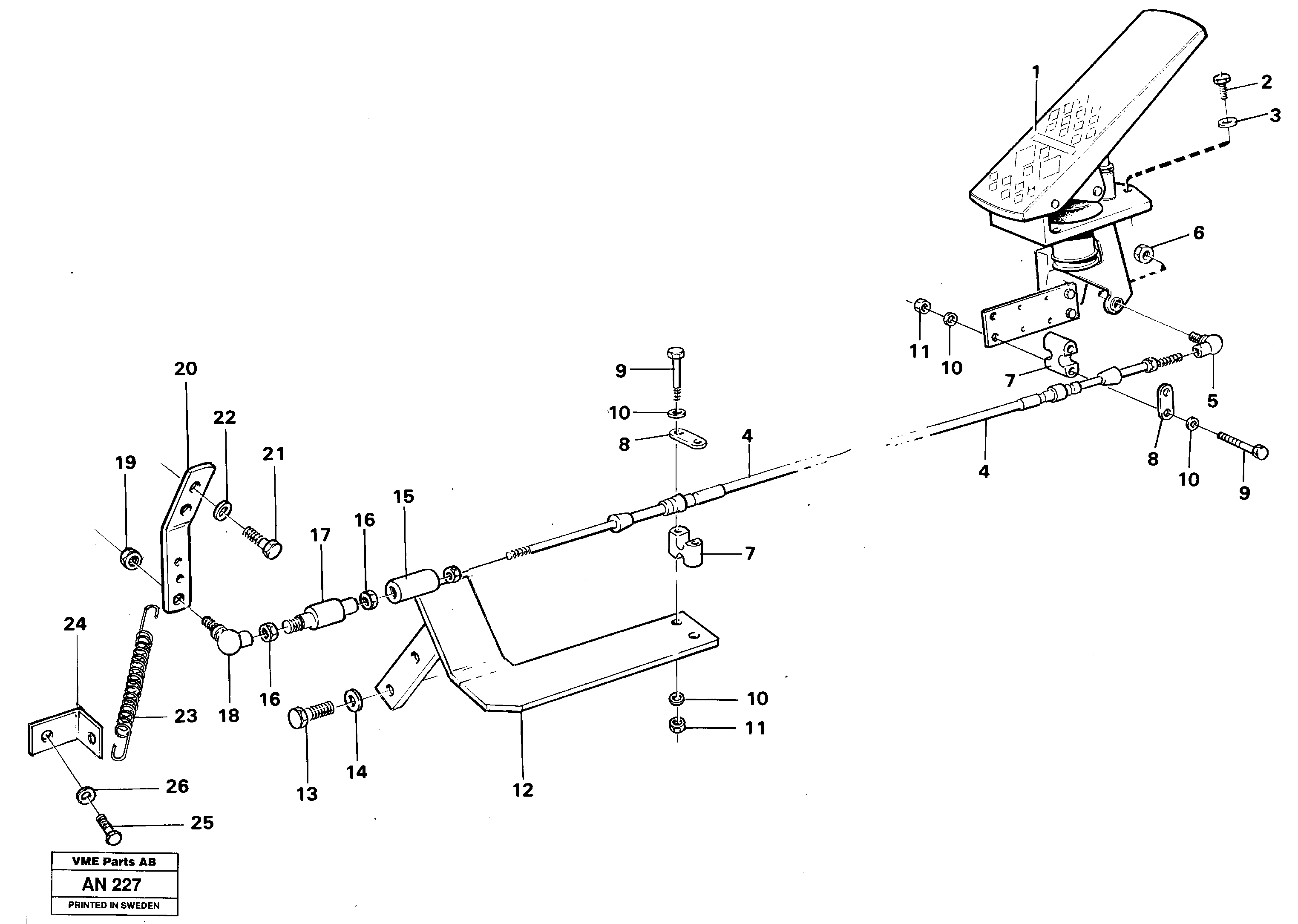 Radio Support VOE11015299 VOLVO