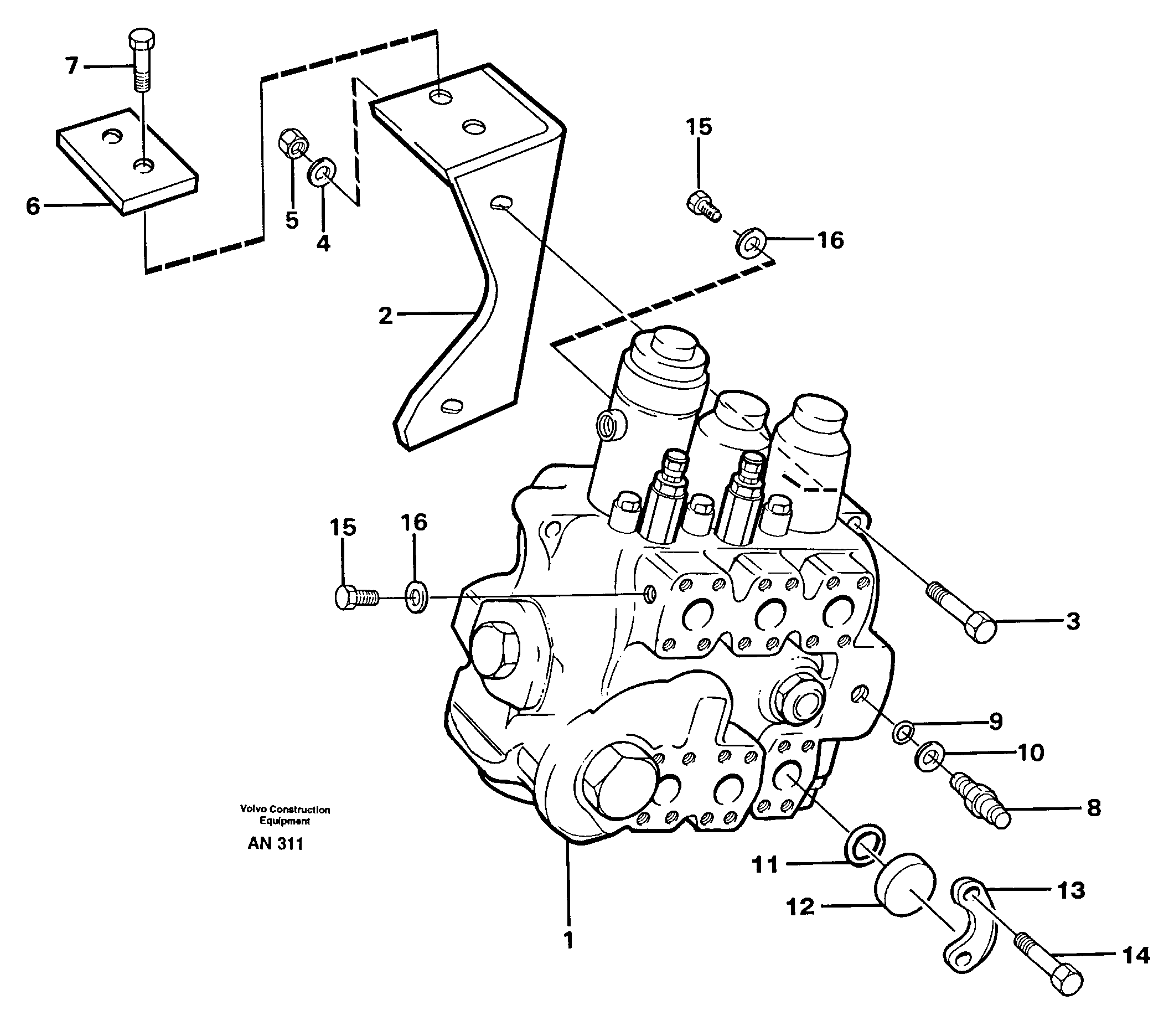 Heating Pipe VOE11015168 VOLVO