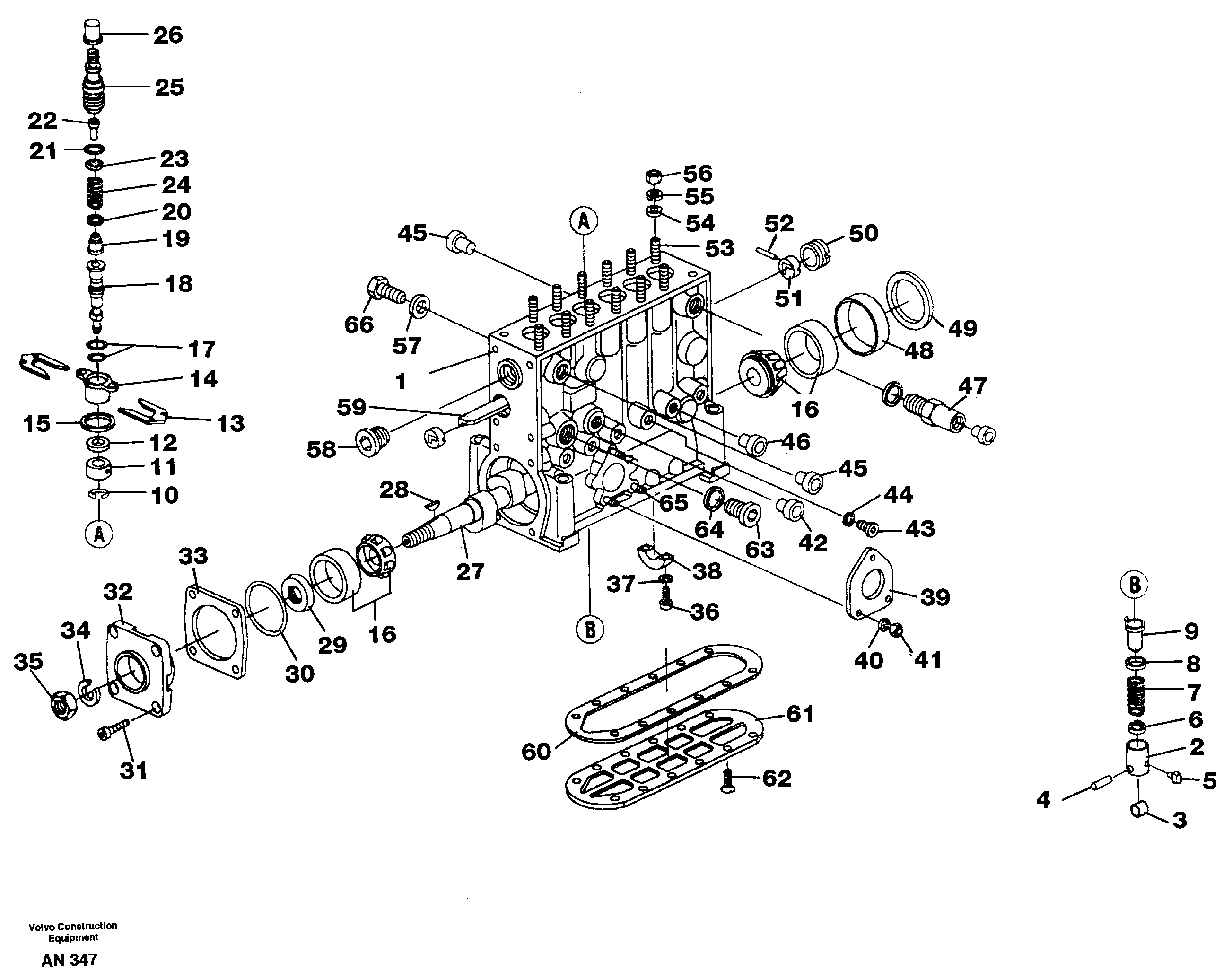 Injection Pump VOE11999862 VOLVO