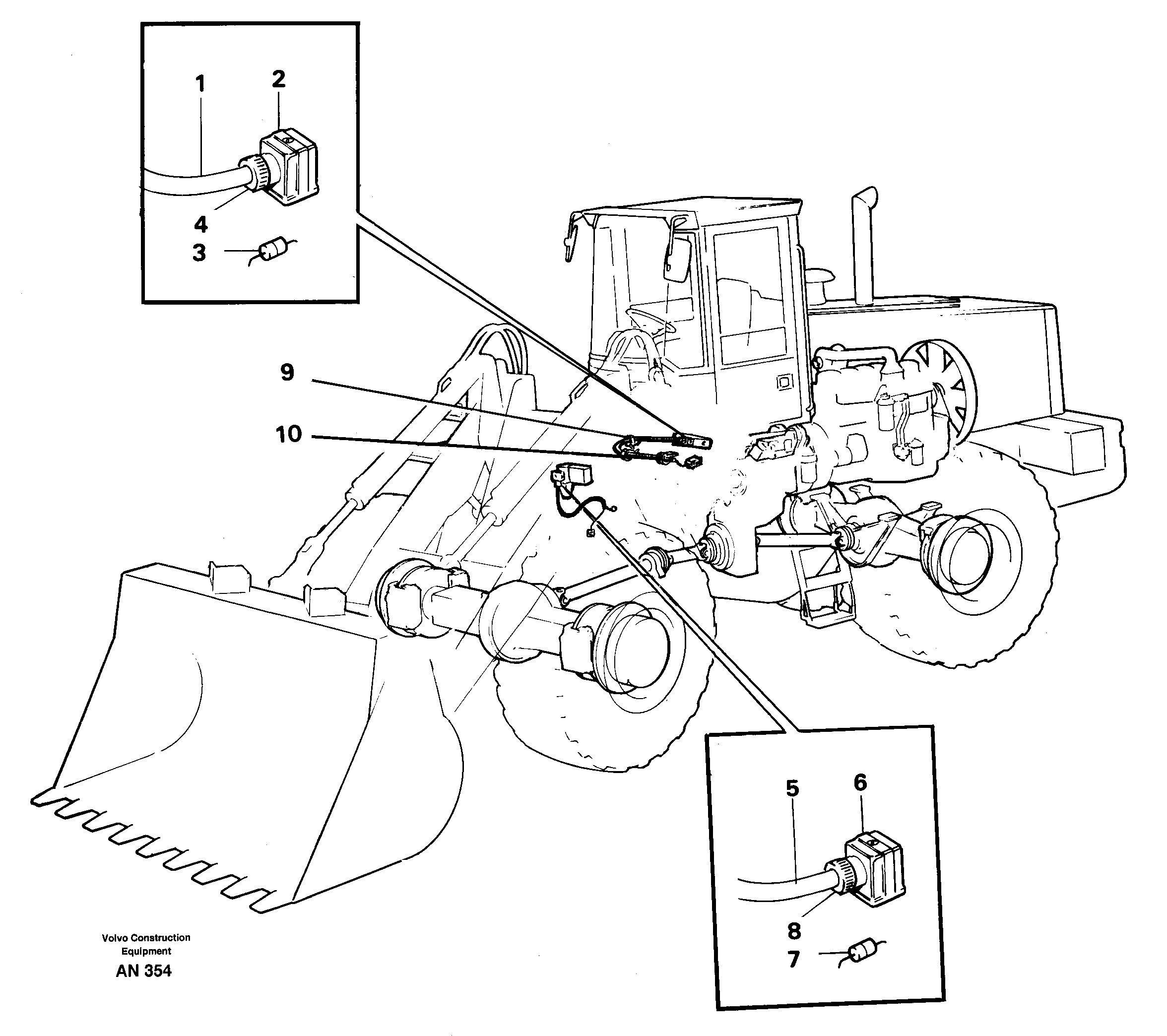 Rubber cushion VOE11020259 VOLVO