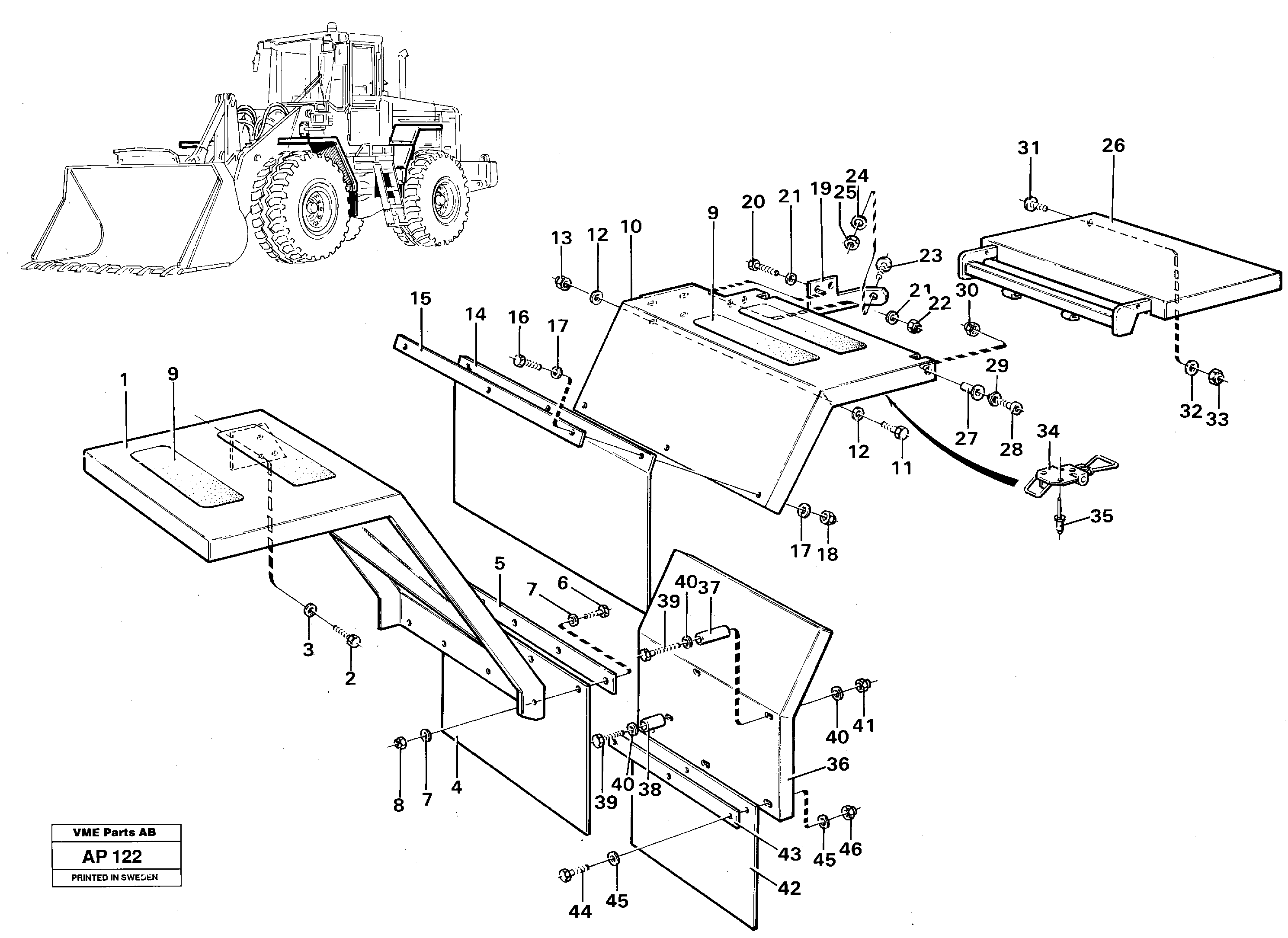Flapcover VOE11020675 VOLVO