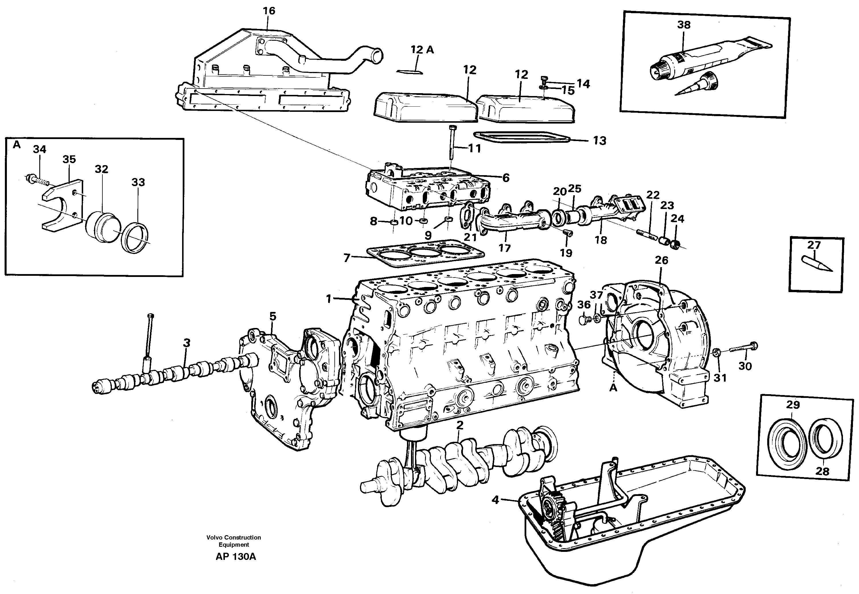 Bearing Spindle VOE11030889 VOLVO