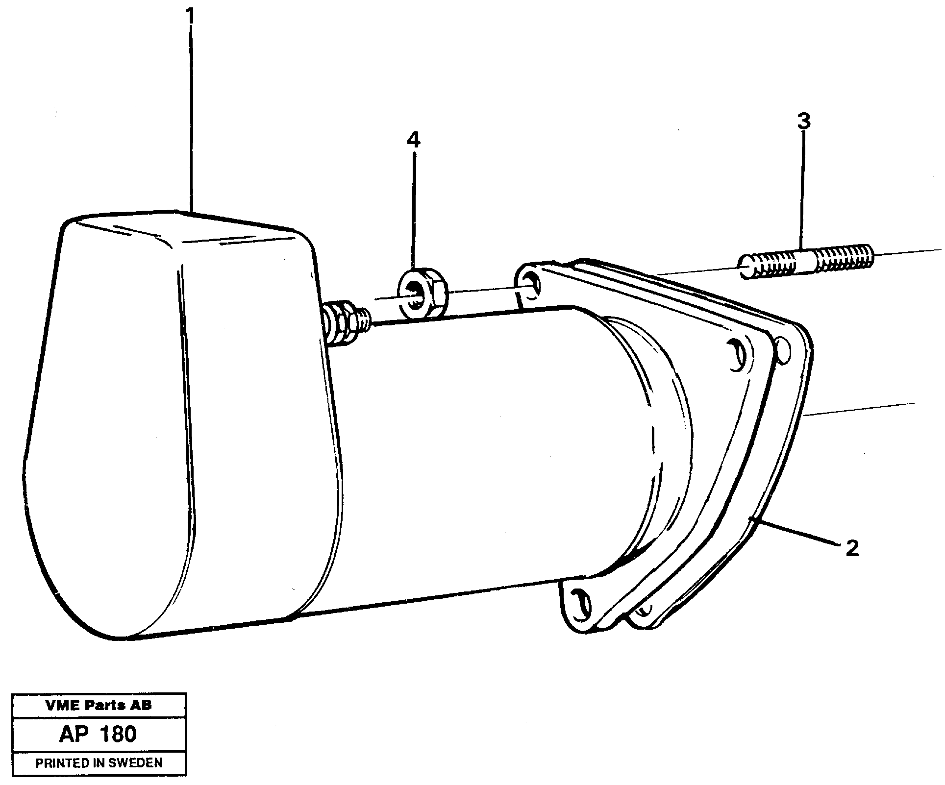 Hose for cooling a. VOE11129121 VOLVO