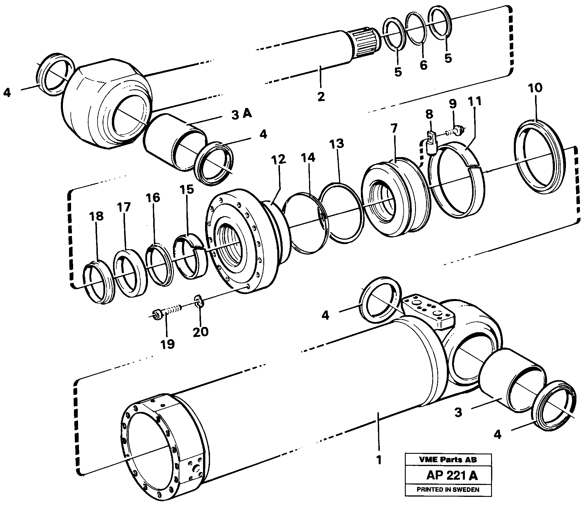 Crankshaft Seal VOE11088786 VOLVO