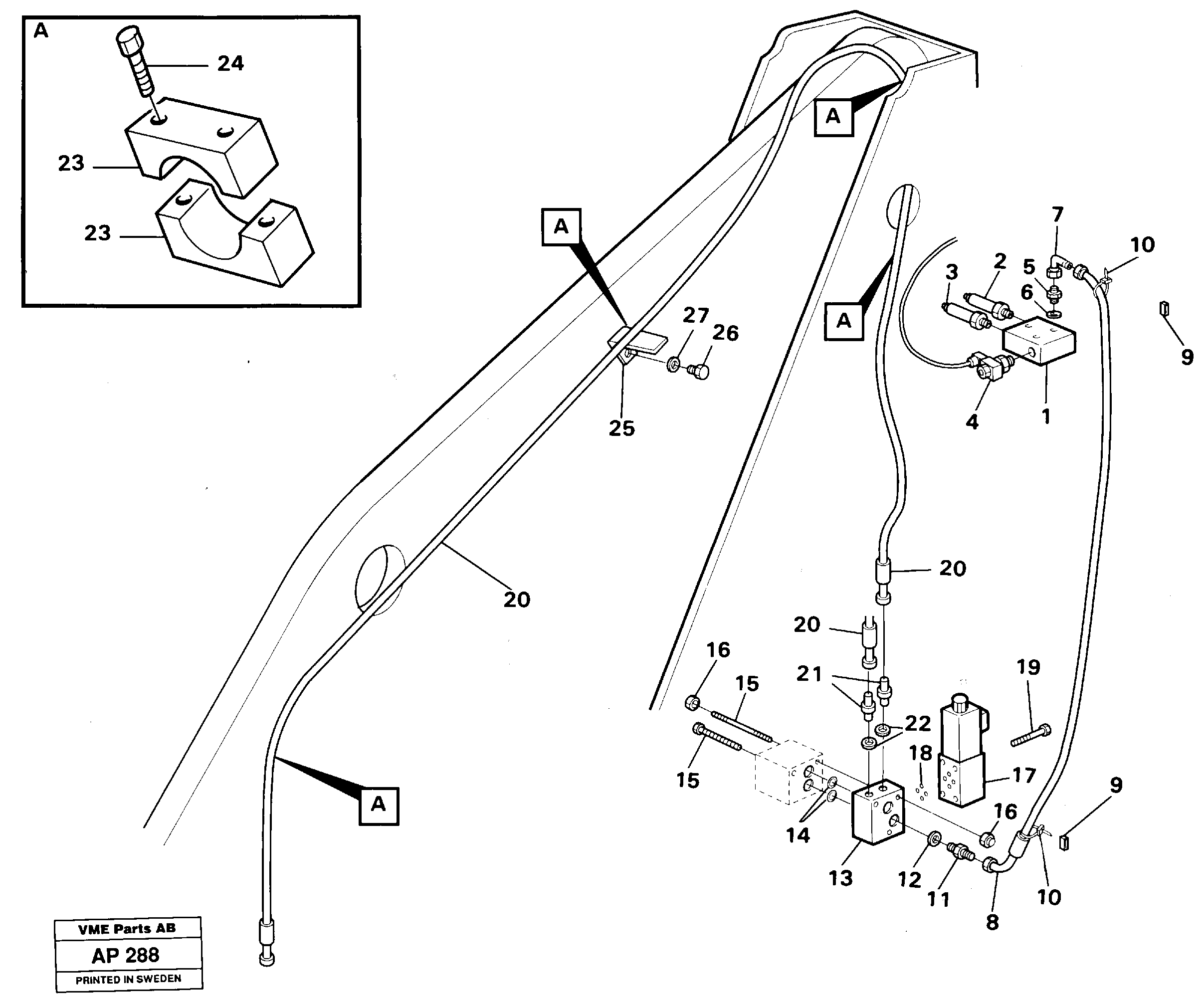 Timing gear casing VOE13933747 VOLVO