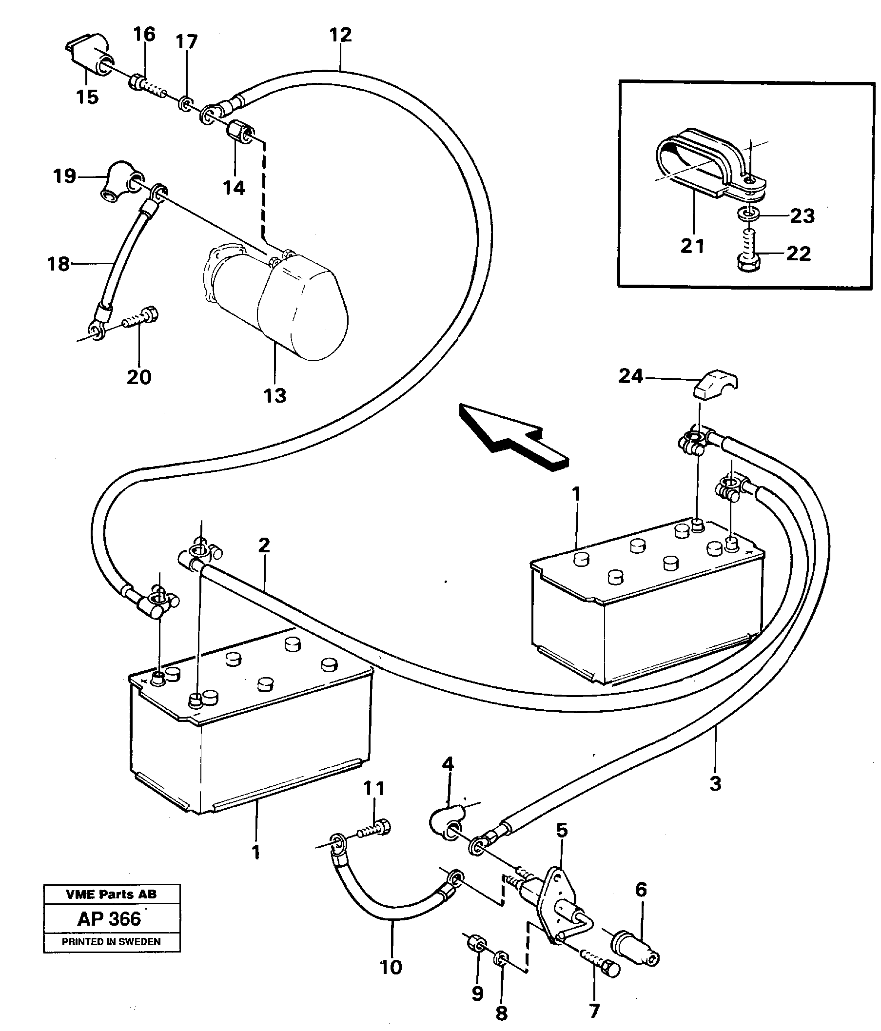 Brush Bearing VOE11020717 VOLVO