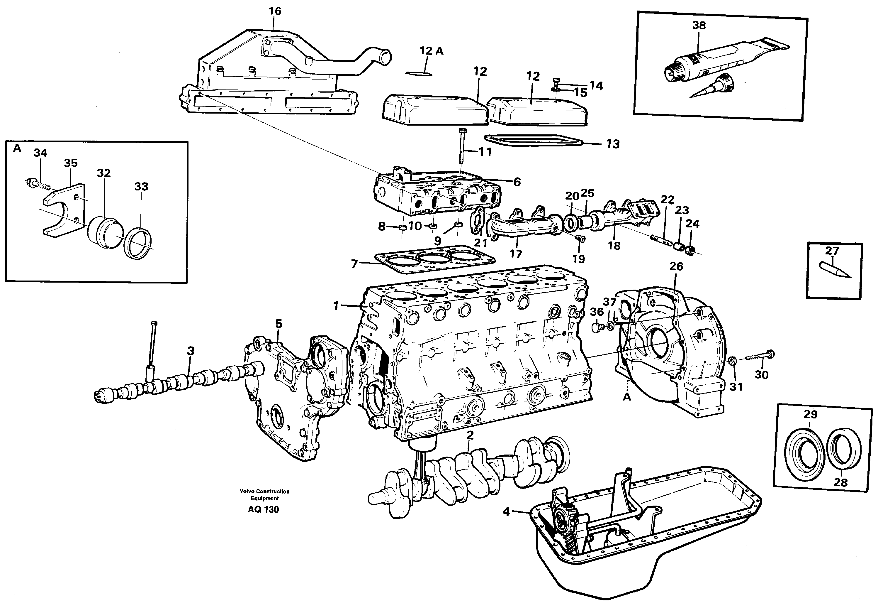 Fan Motor VOE11033977 VOLVO