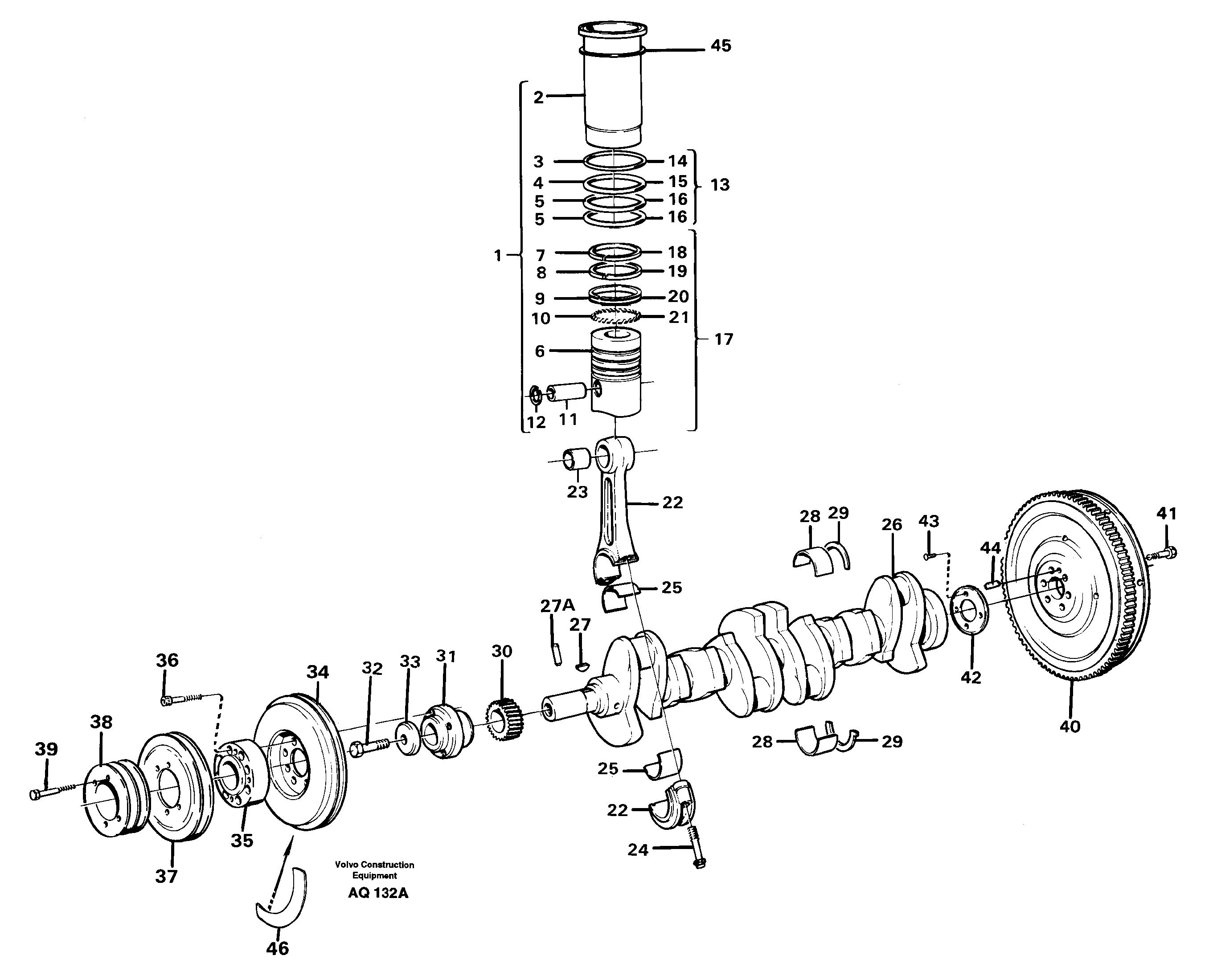 Piston VOE477470 VOLVO