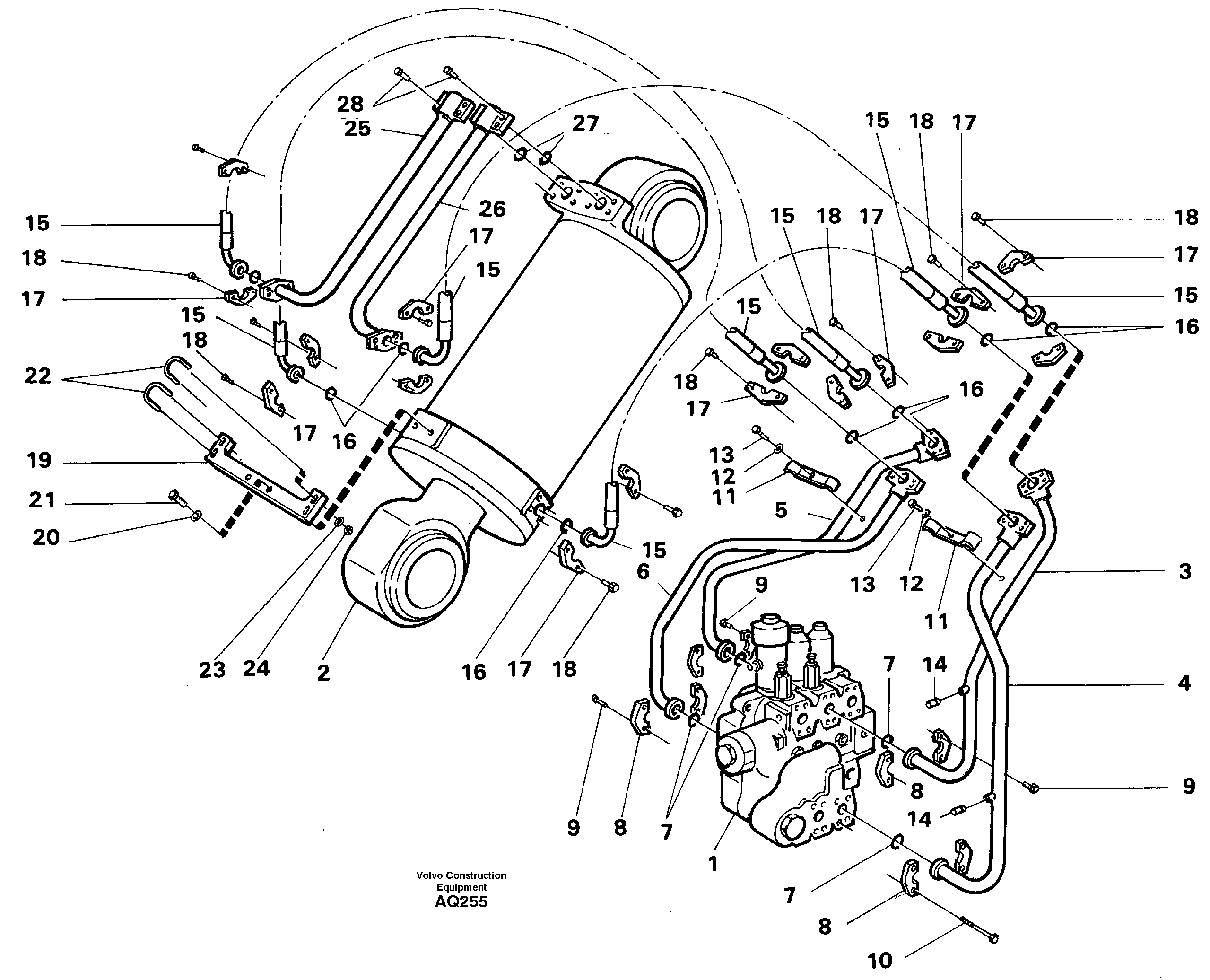 Timing gear casing VOE935058 VOLVO
