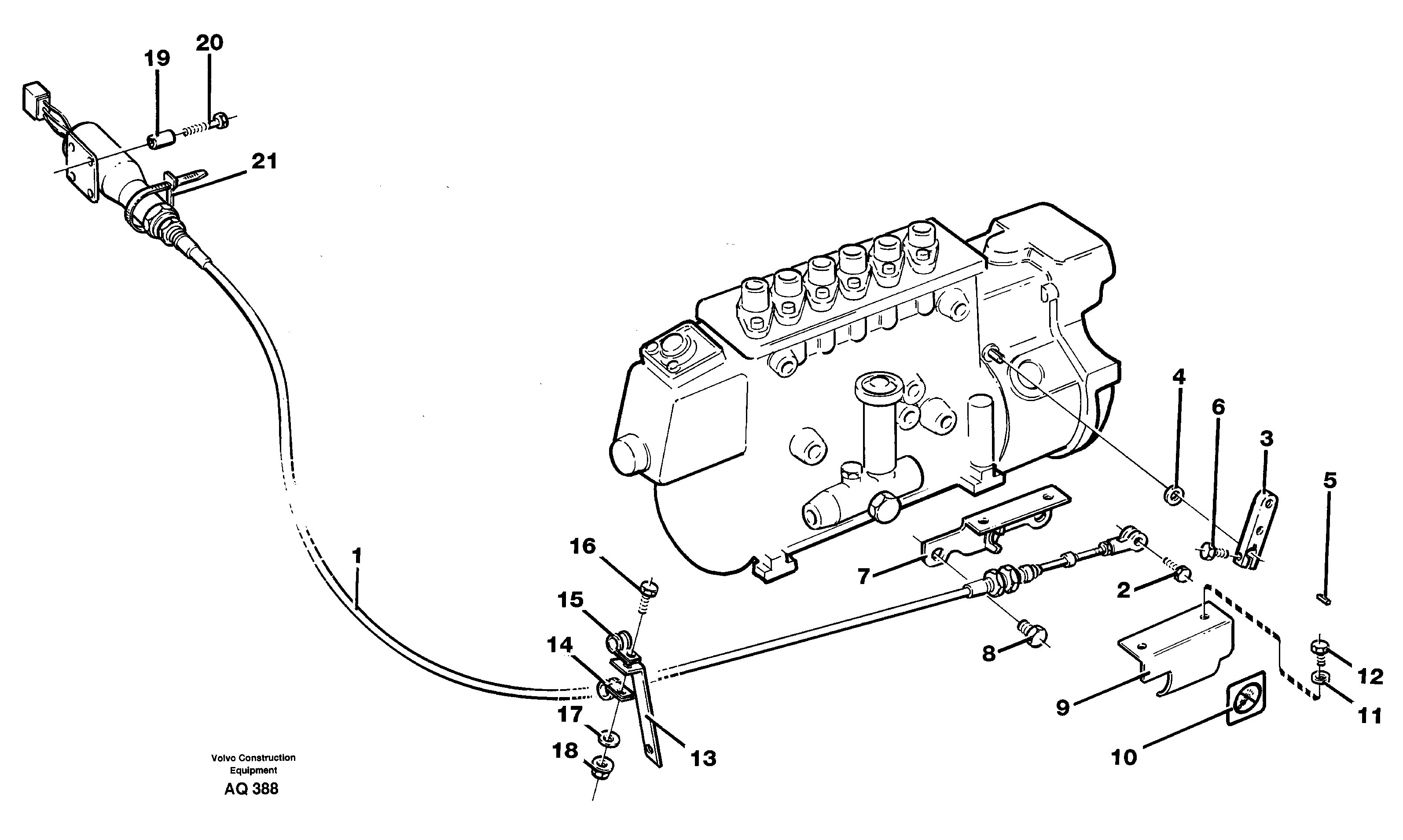 Relay,exhaust brake VOE11110043 VOLVO