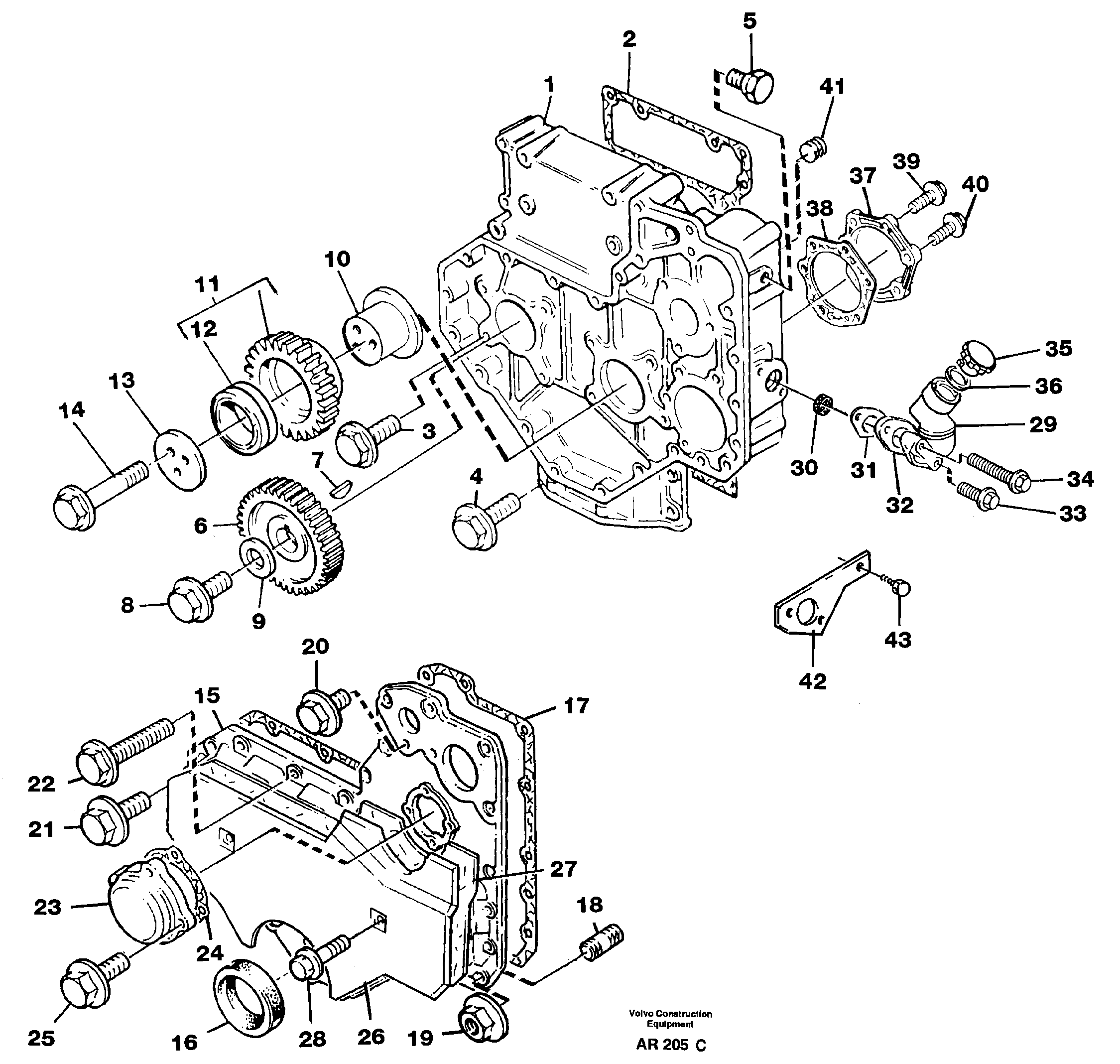 Bracket VOE11703911 VOLVO