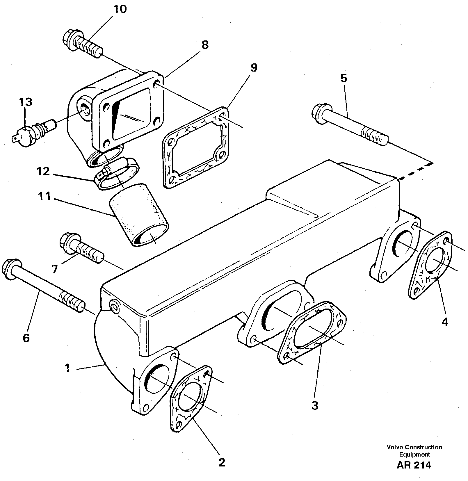 Fuel pipes, VOE11703933 VOLVO