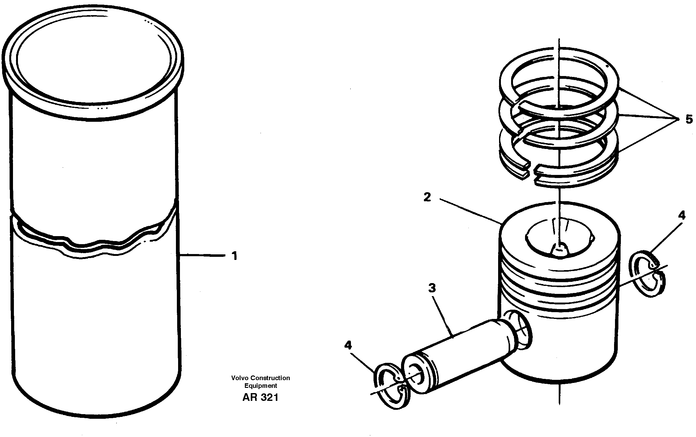 Rubber Washer VOE3976736 VOLVO