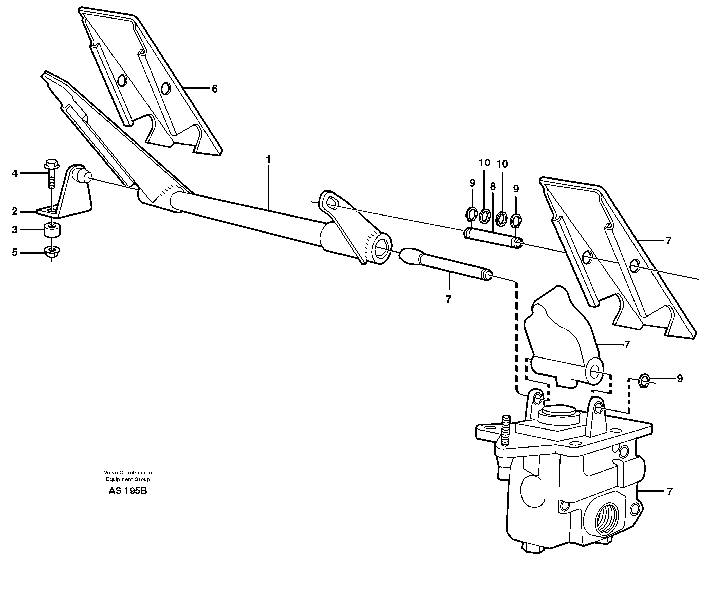 Heating Pipe VOE11104743 VOLVO