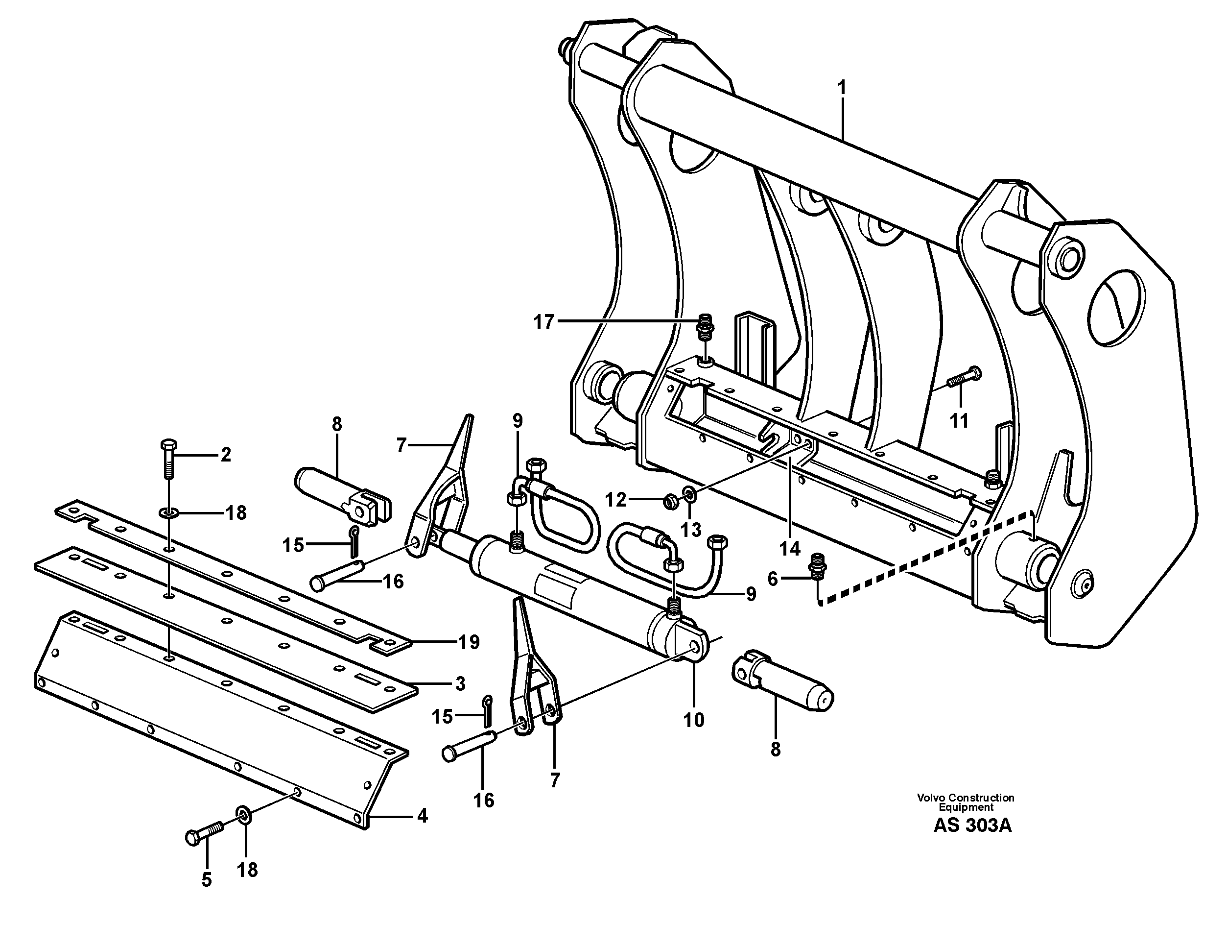 Attachment Bracket VOE11142520 VOLVO