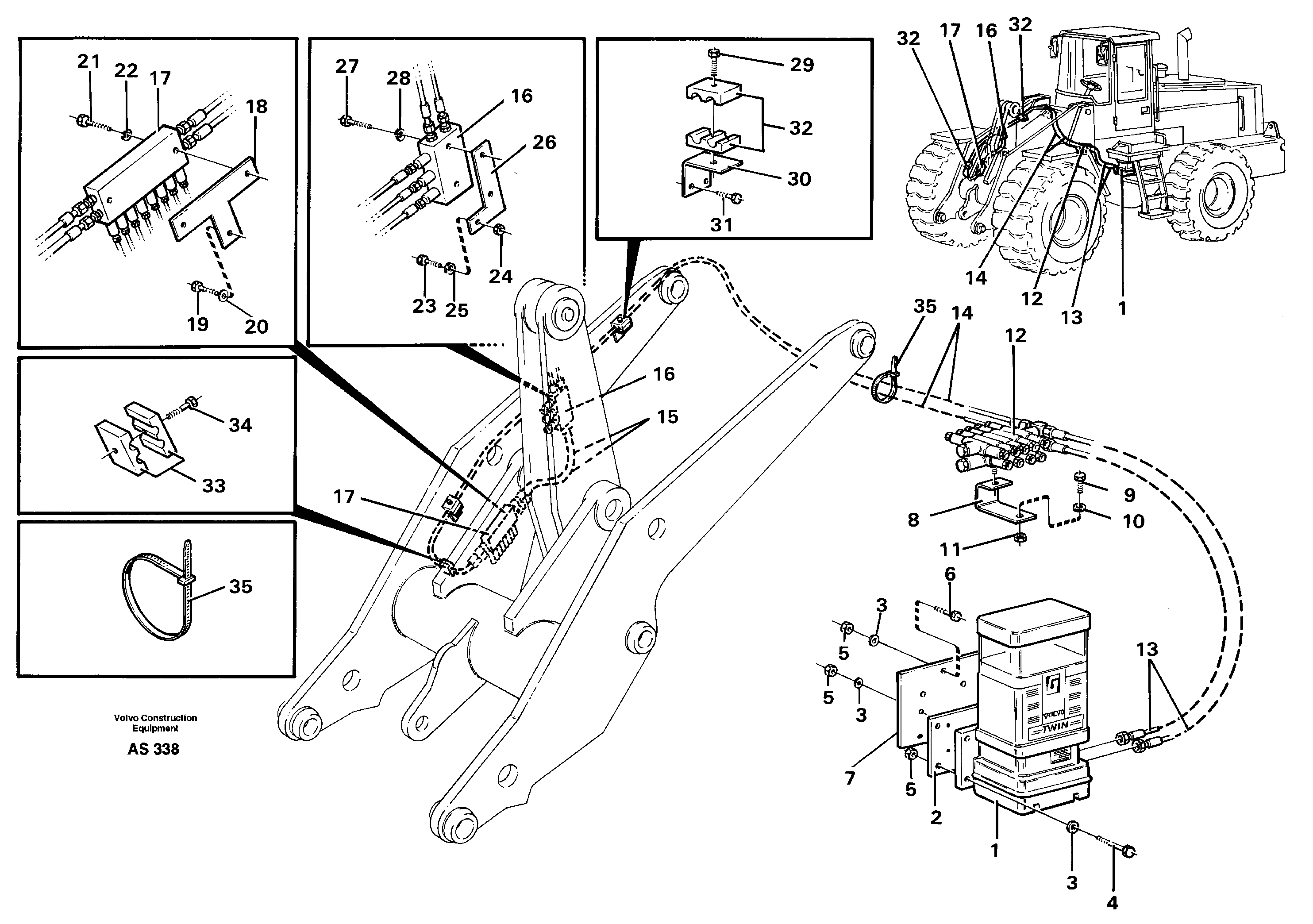 Heating Pipe VOE11701849 VOLVO