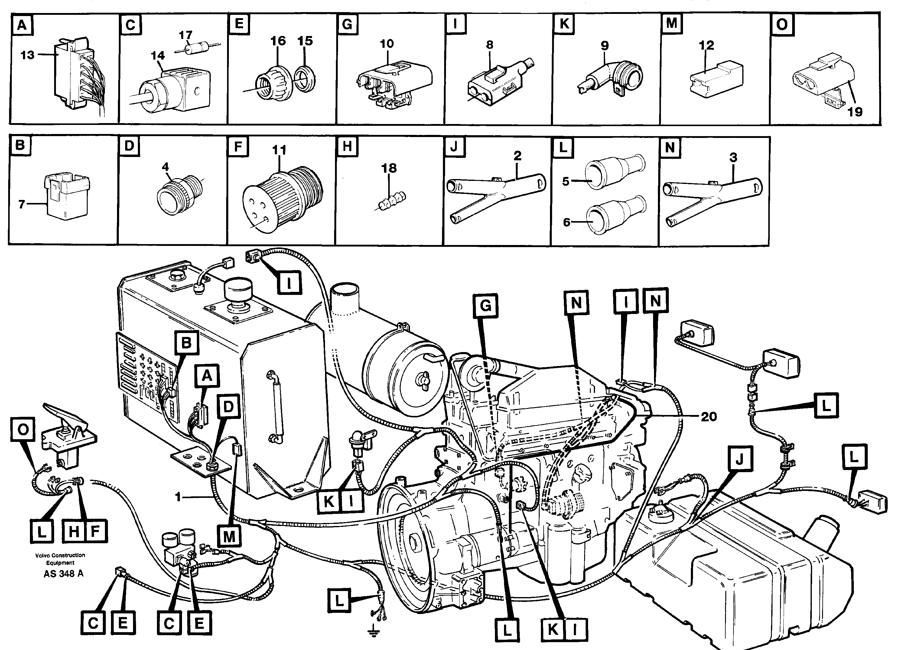 Rubber cushion VOE11101591 VOLVO