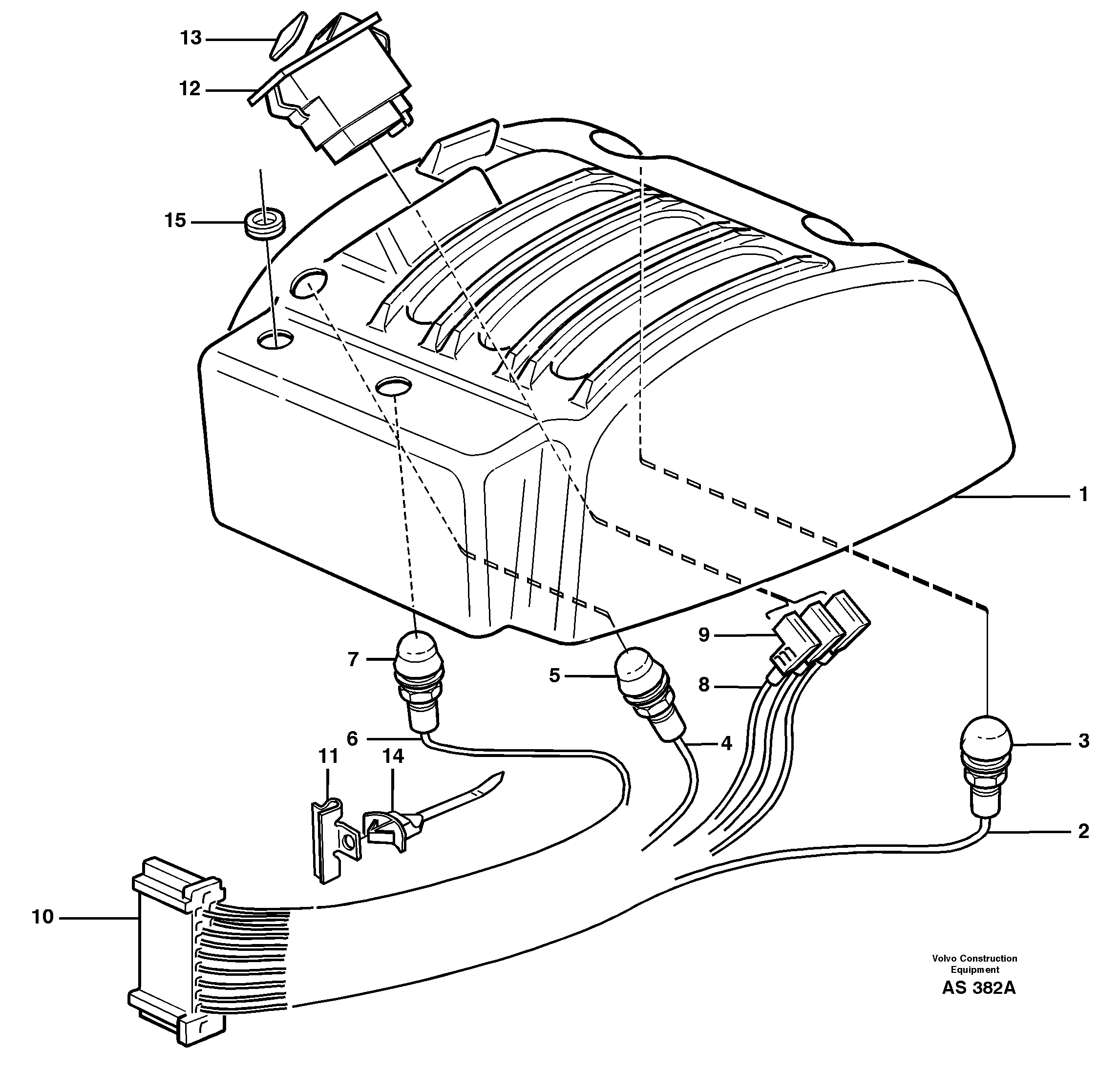 Маслоотражающее кольцо VOE11041495 VOLVO