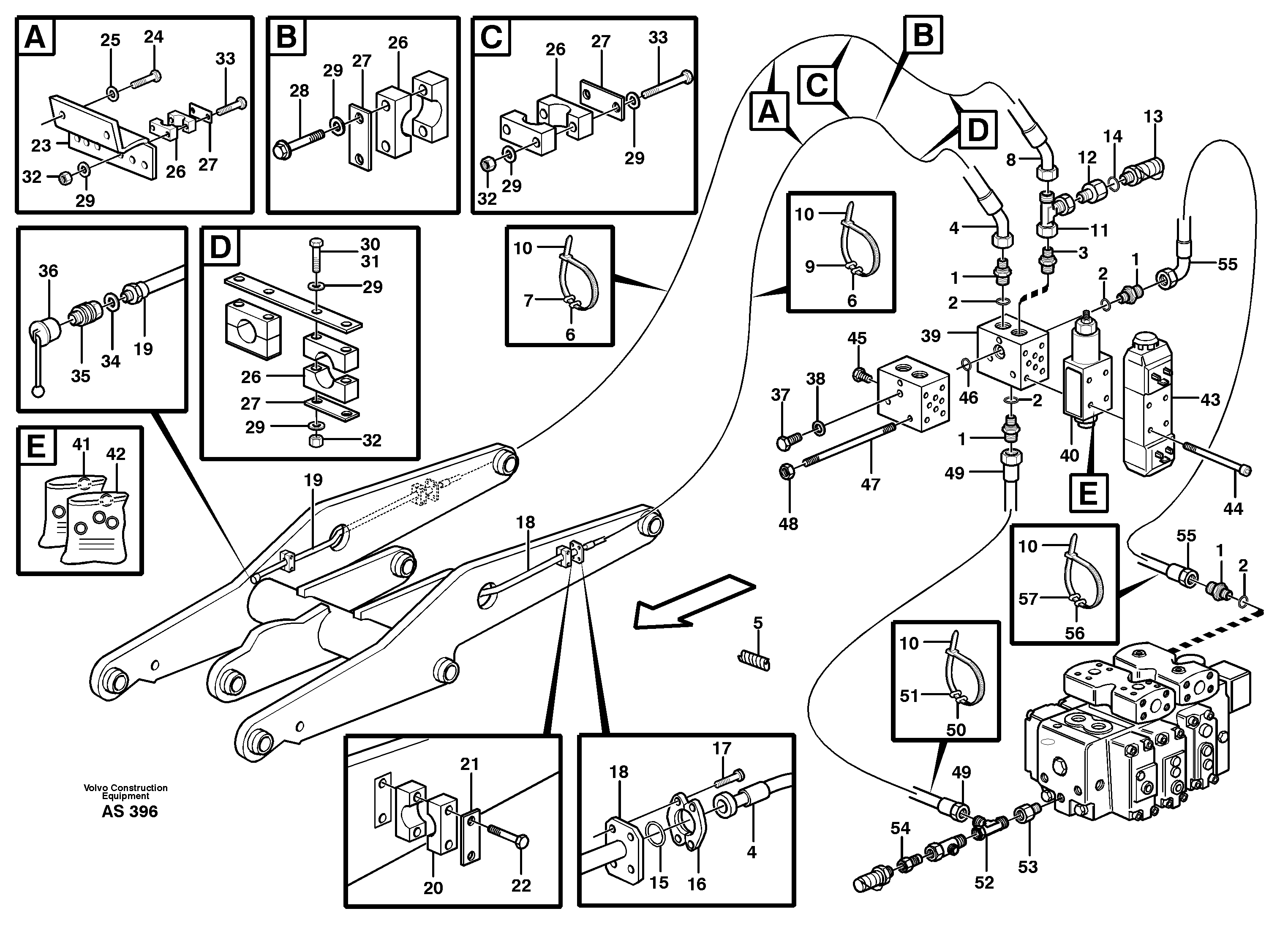 Timing gear casing VOE11101153 VOLVO