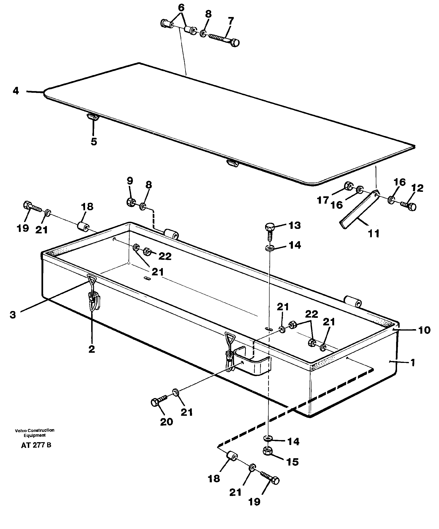 Tool Box VOE11023860 VOLVO