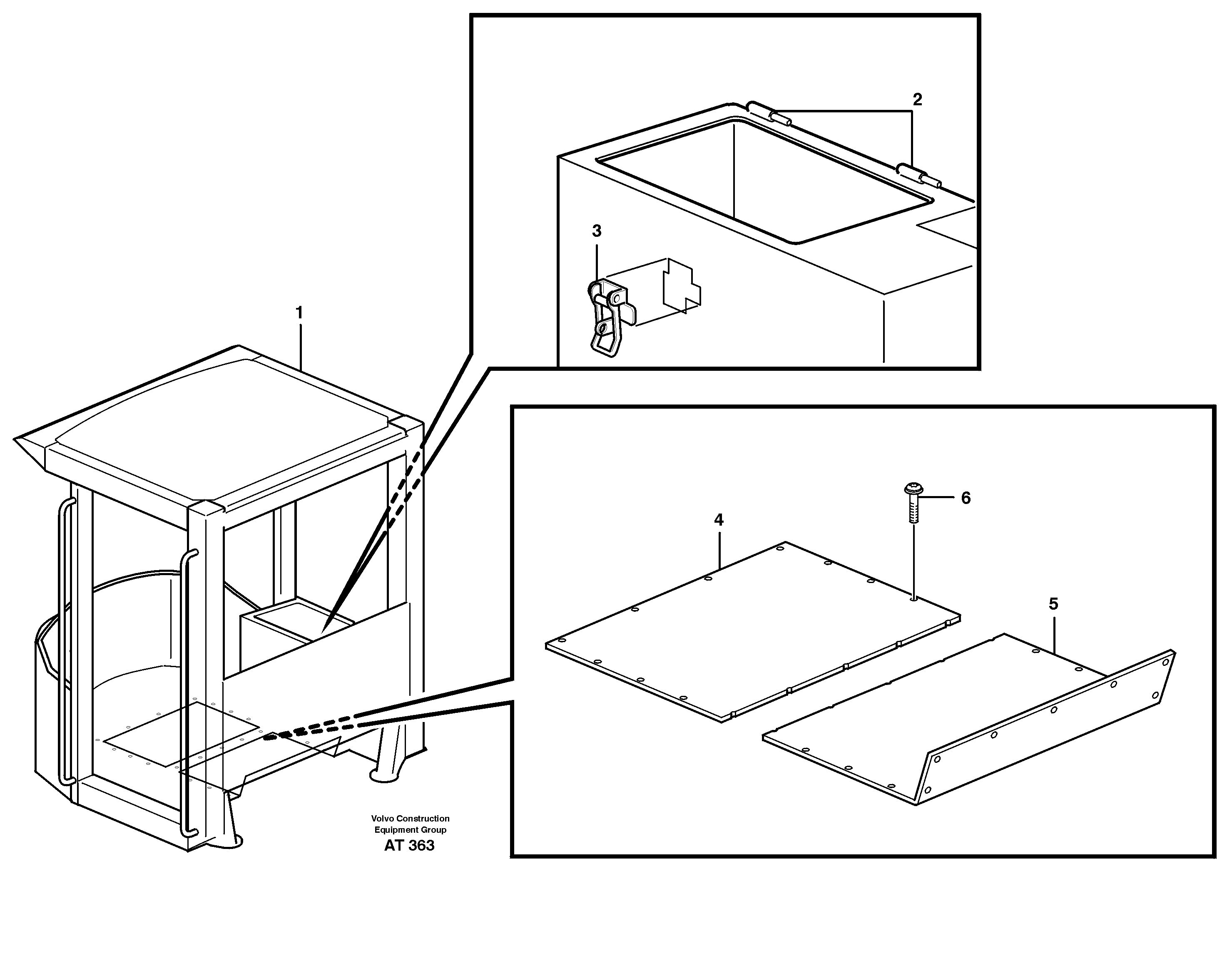 Cab framework VOE11104960 VOLVO