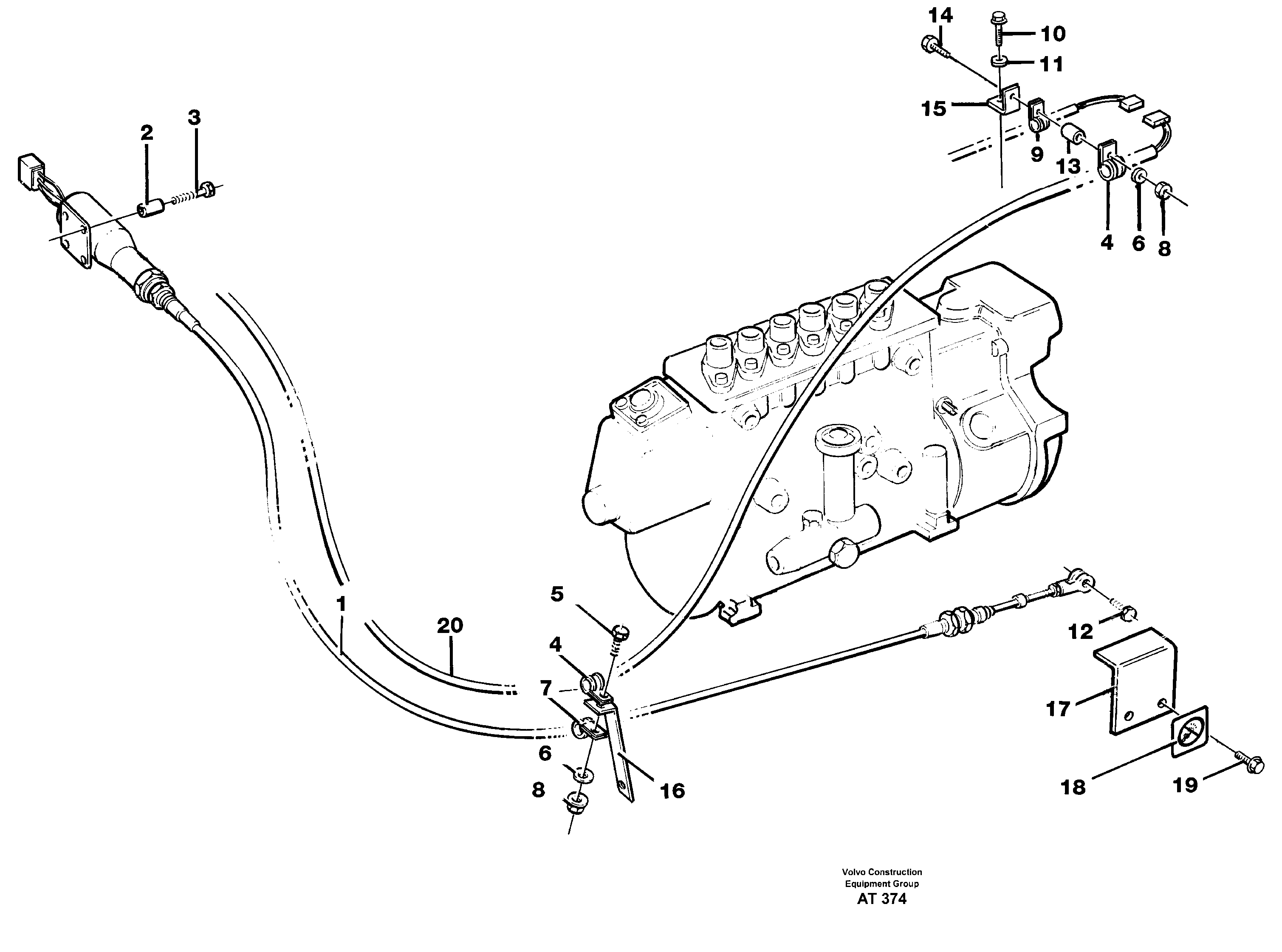 Relay,exhaust brake VOE11032816 VOLVO