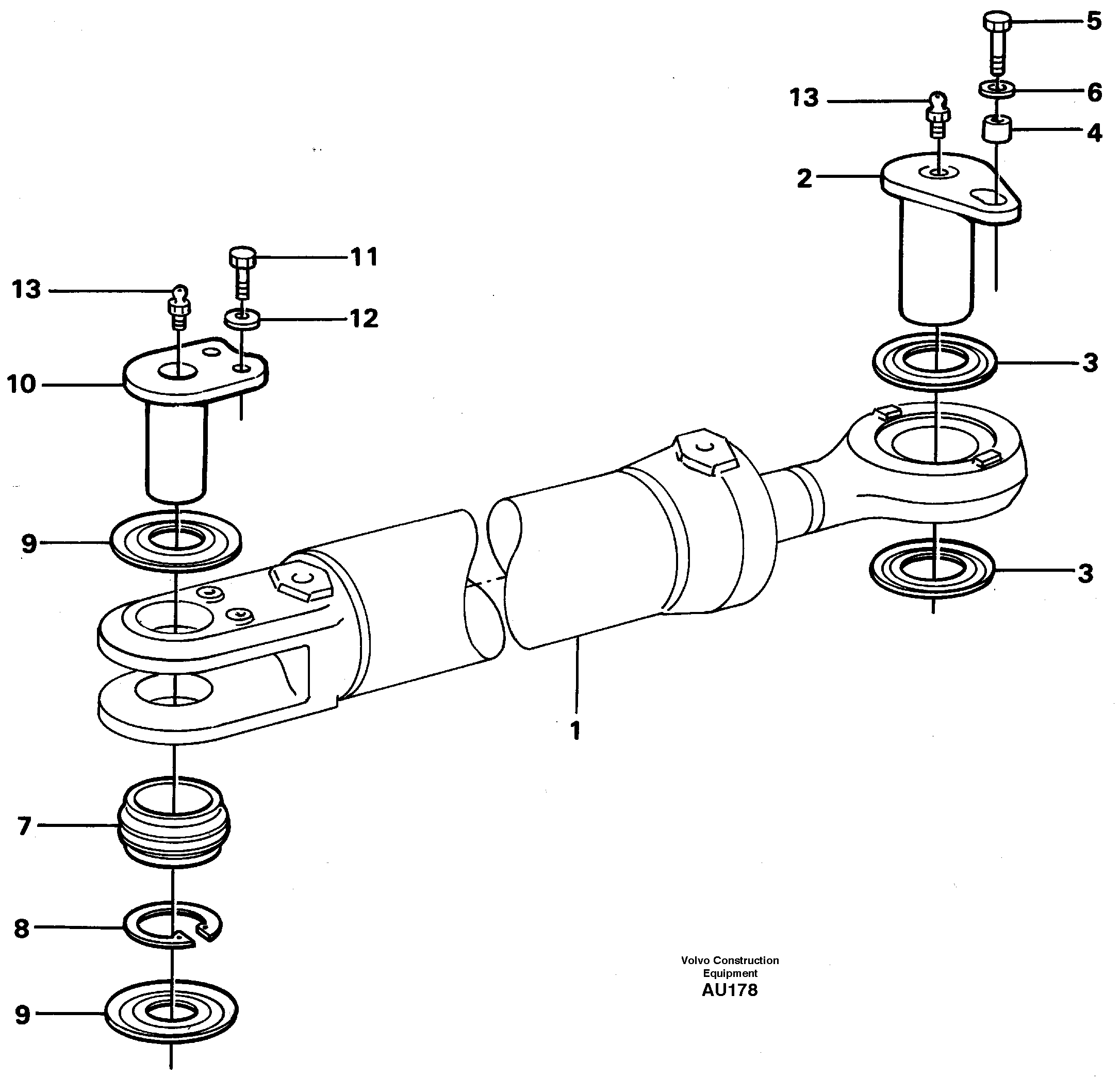 Bearing Spindle VOE11176402 VOLVO