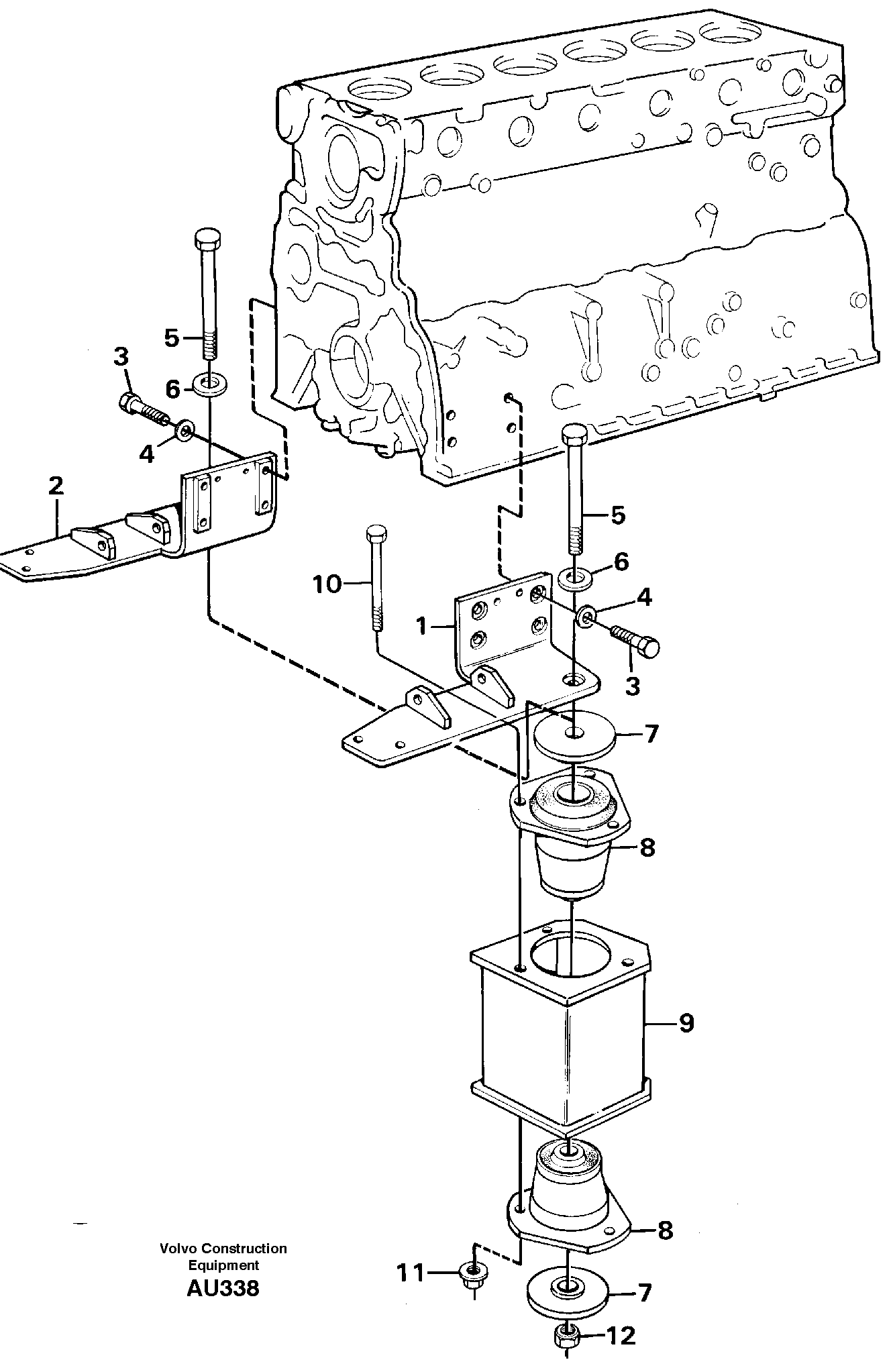 Heating Pipe VOE11027282 VOLVO