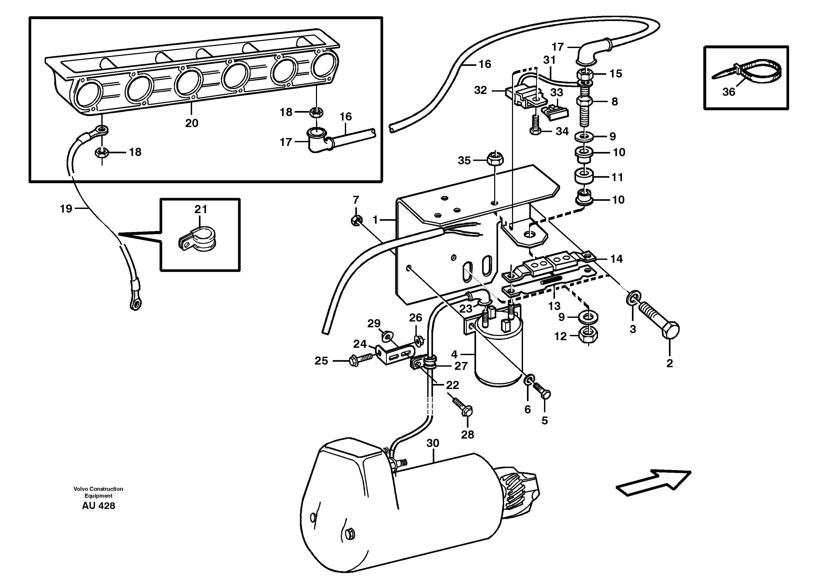 Brush ledge VOE11027313 VOLVO