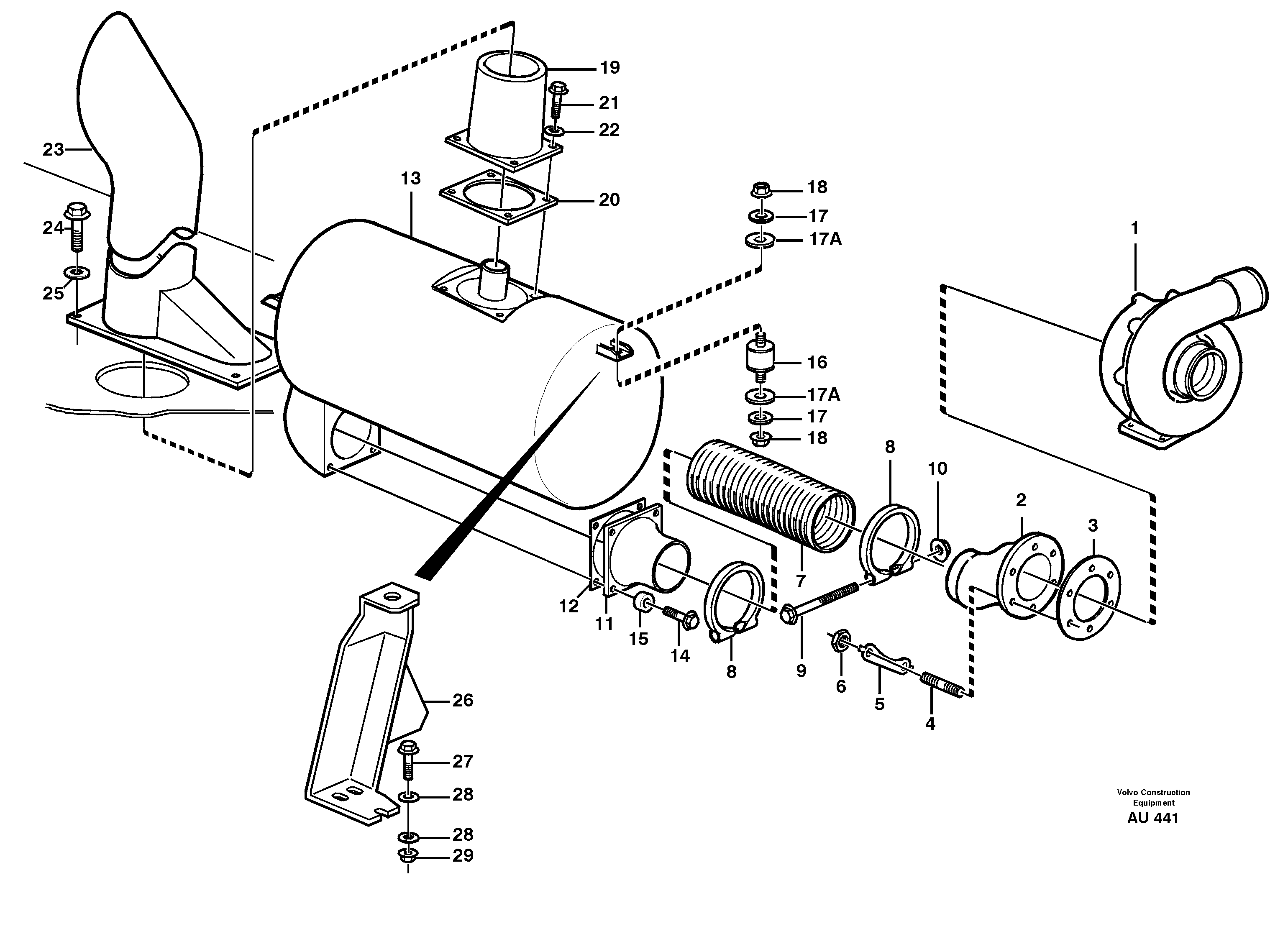 Axle Casing VOE11110129 VOLVO