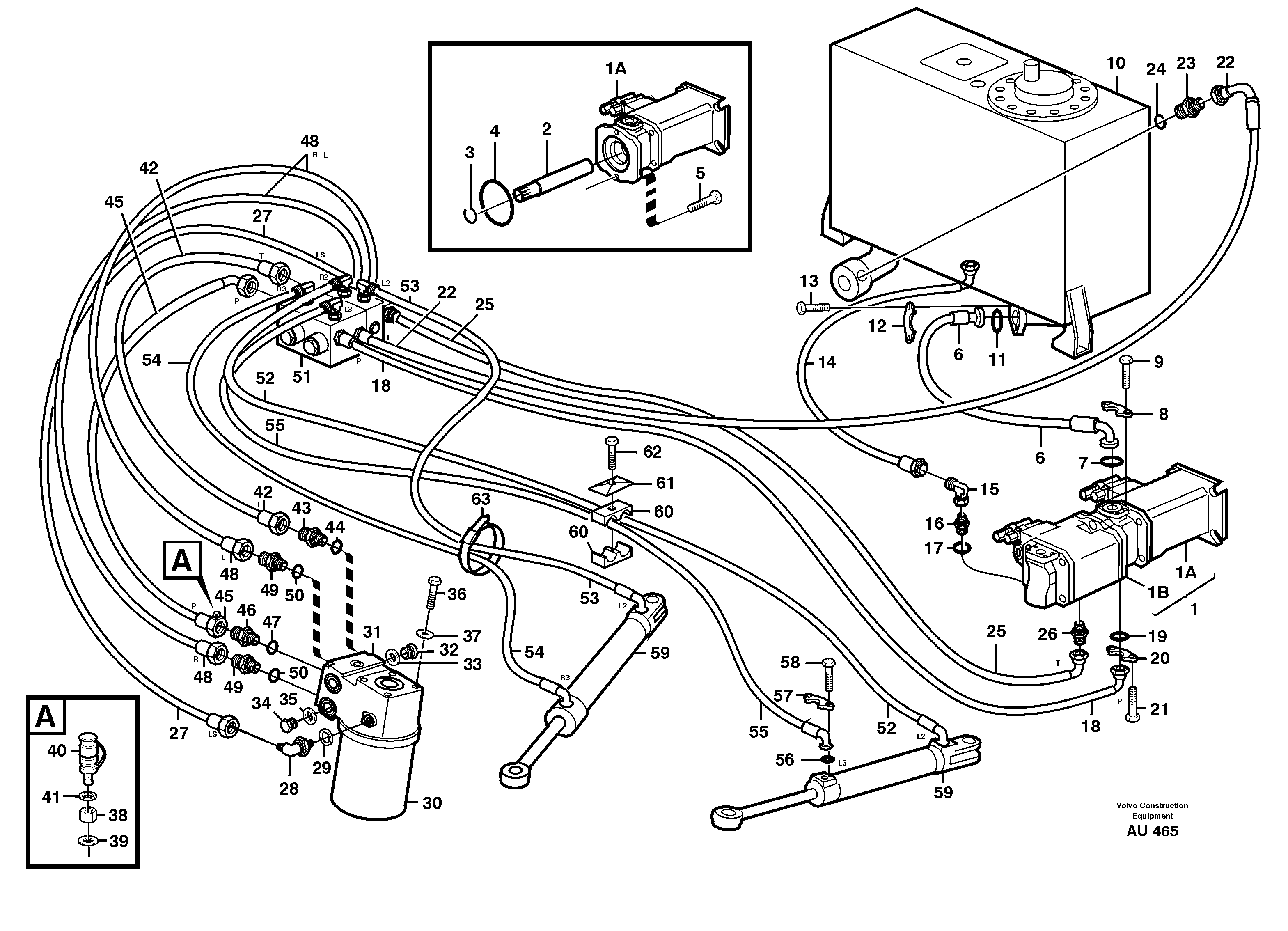 Timing gear casing VOE935161 VOLVO